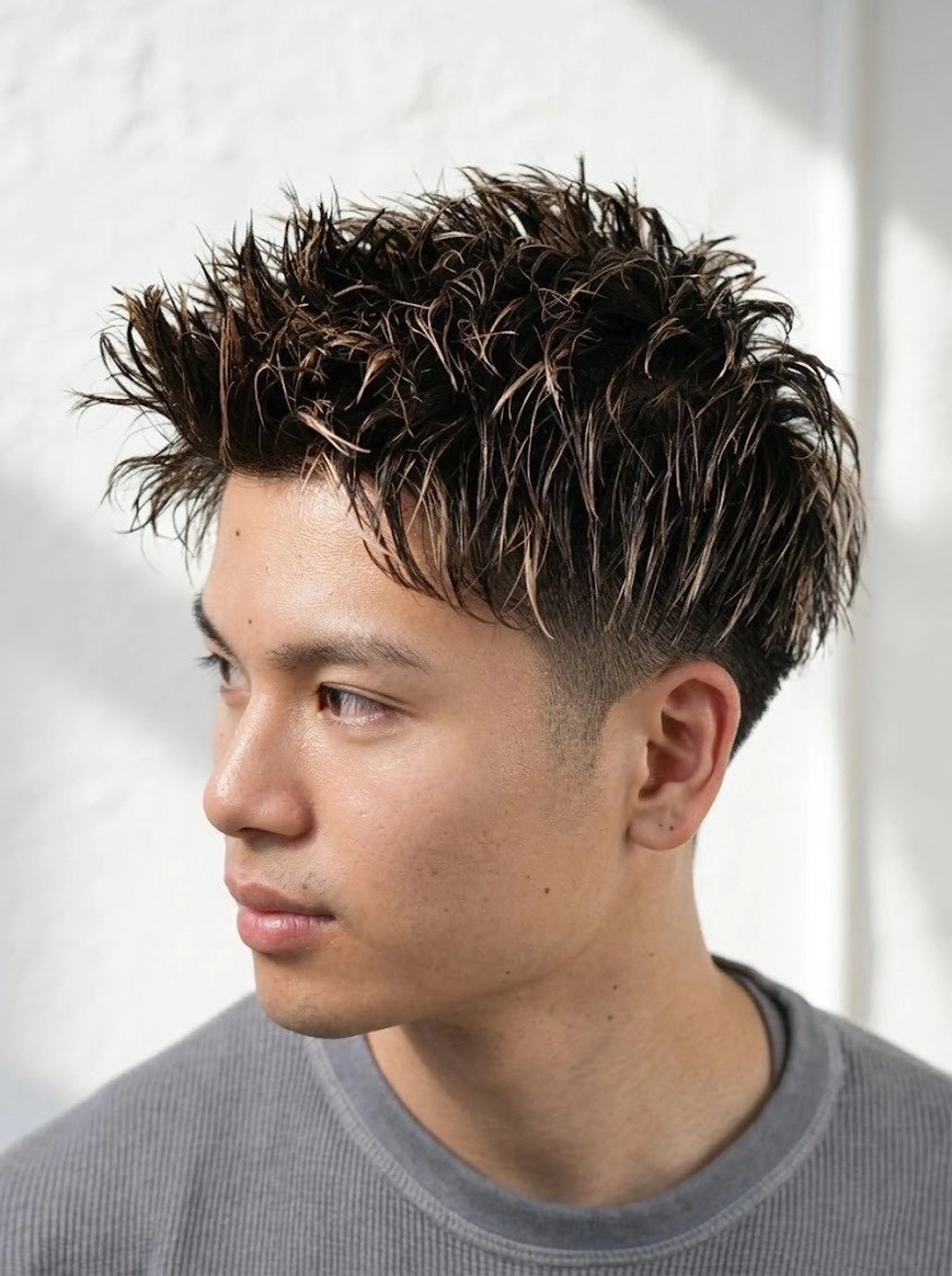 ショート 深井 龍生のヘアスタイル