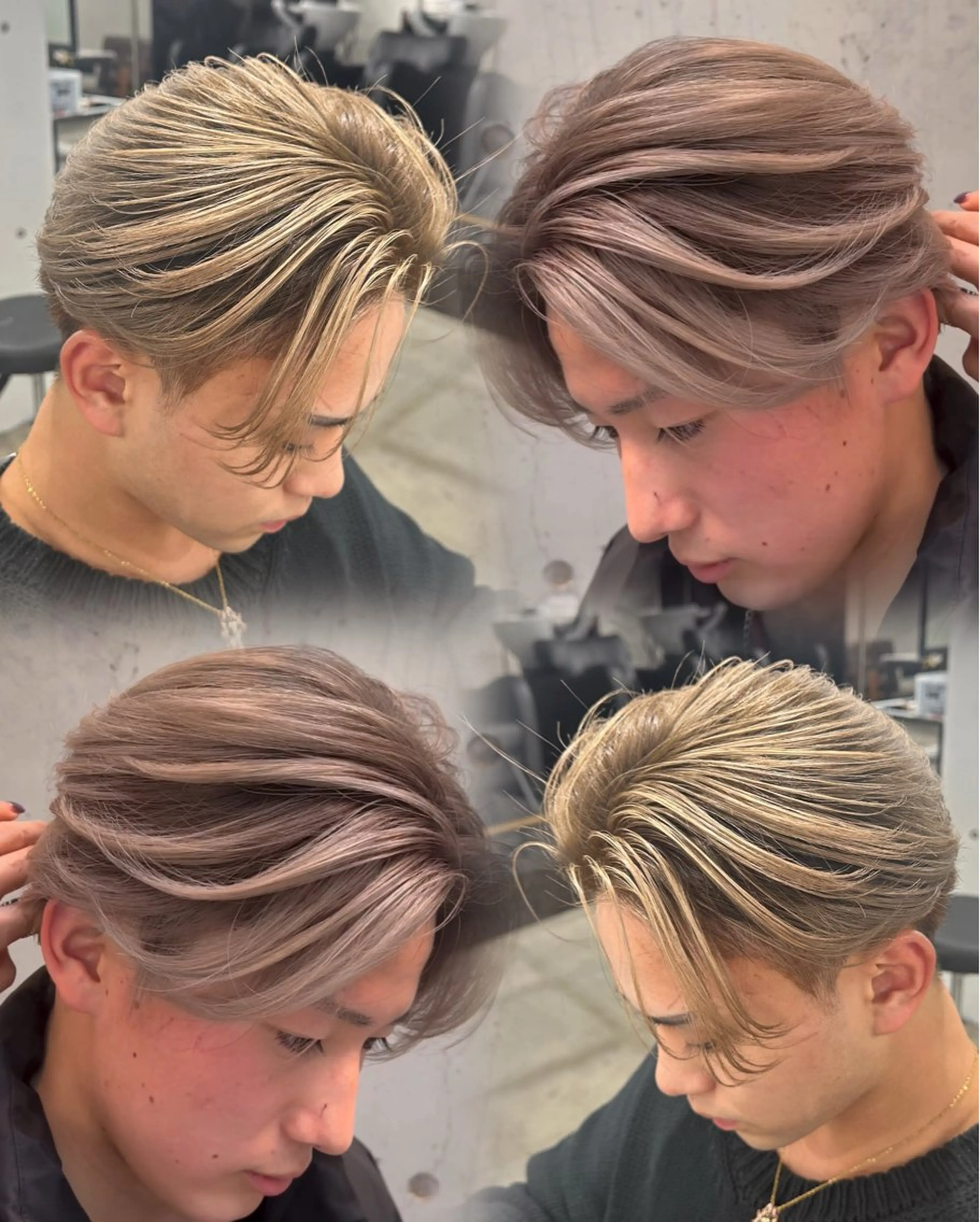 カラー メンズ 【pia】 江田岳斗のヘアスタイル