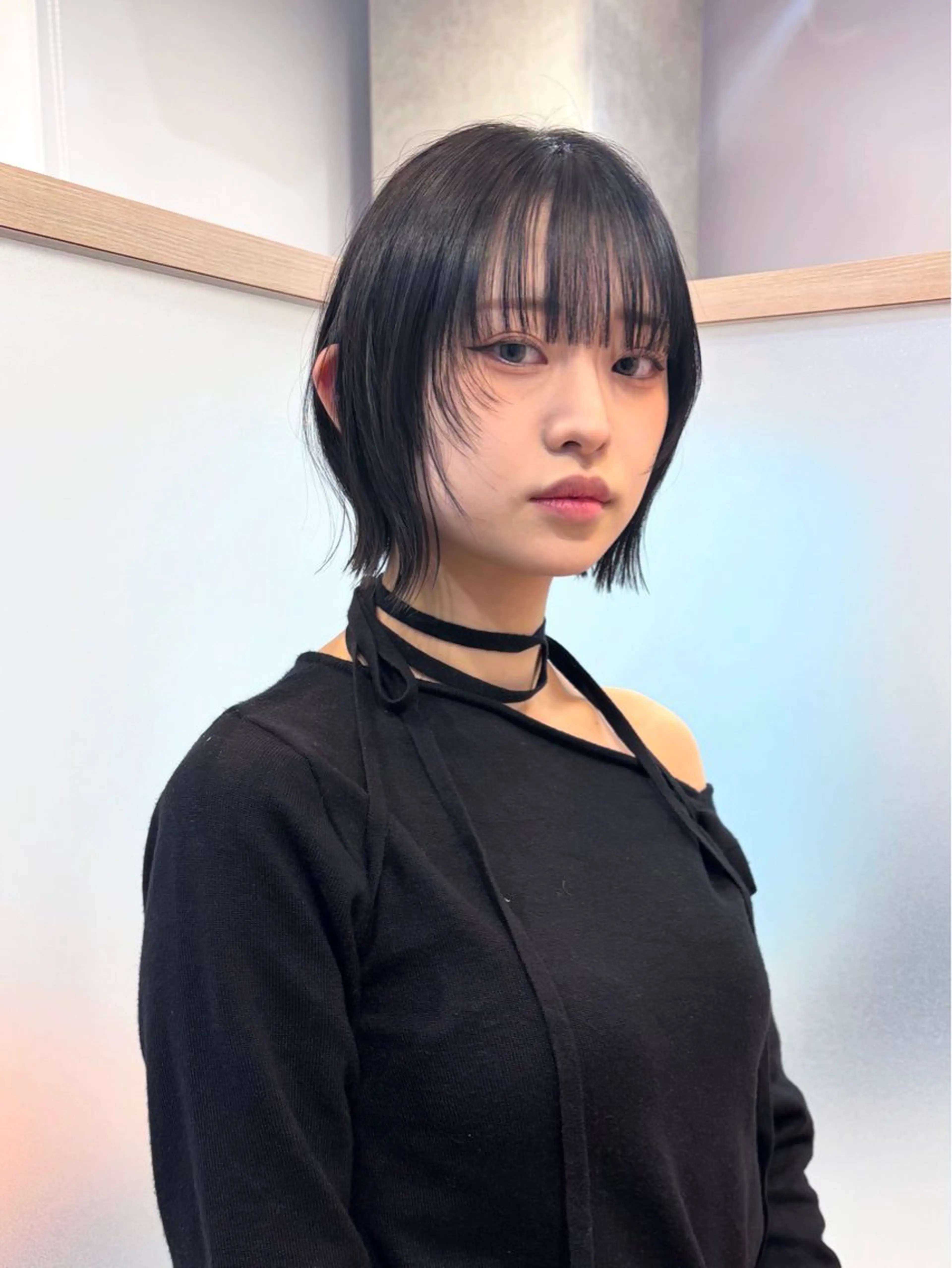 ショート ボブ 顔周りカット ハイライト 髪質改善 レイヤーカット 薬院浄水通/ショート /メンズ/rukaのヘアスタイル