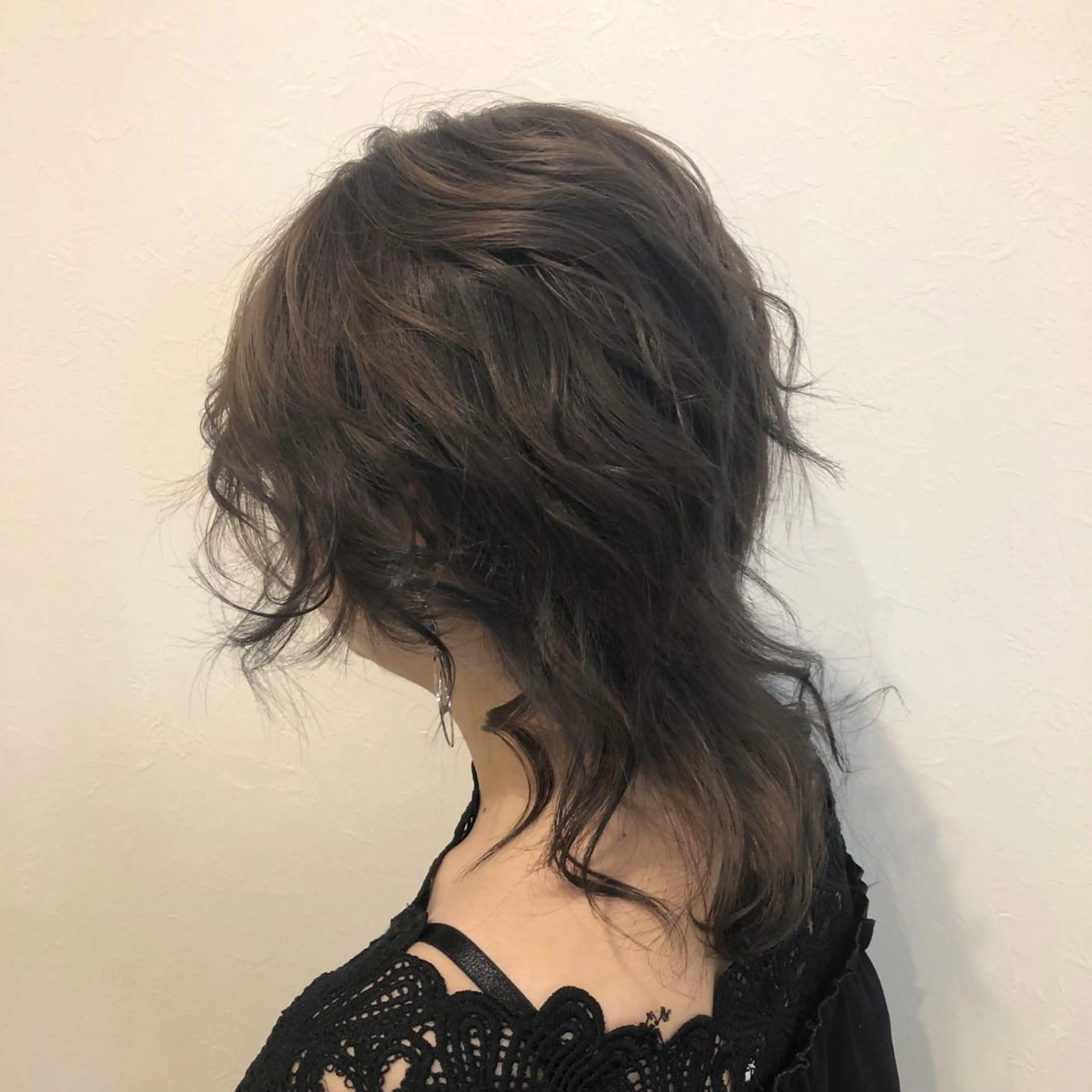 セミロング カラー 無料カットモデル募集 BLINK京橋店のヘアスタイル