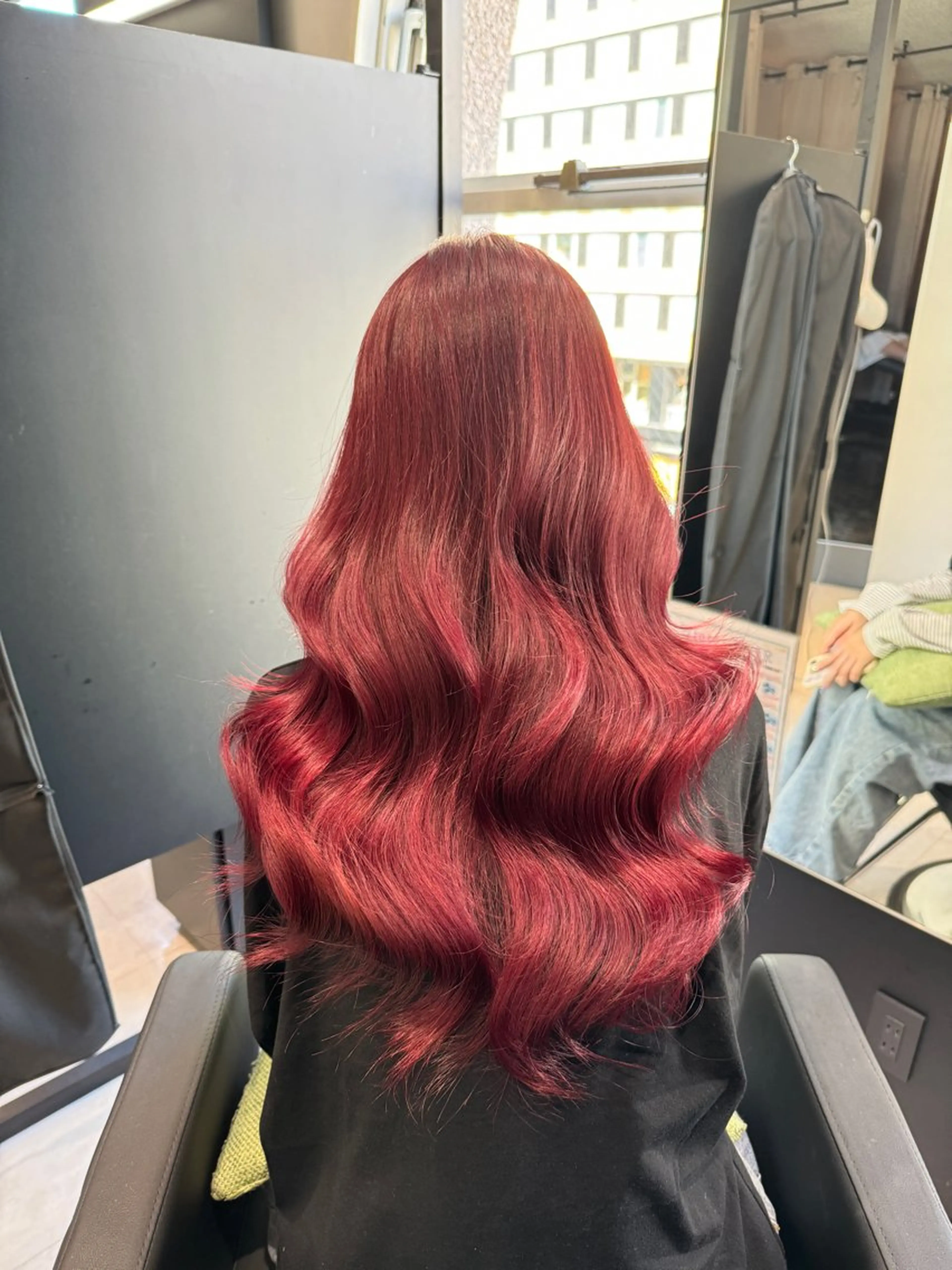 ロング カラー カット ヘアカラー 韓国風スタイル 北田陸斗のヘアスタイル