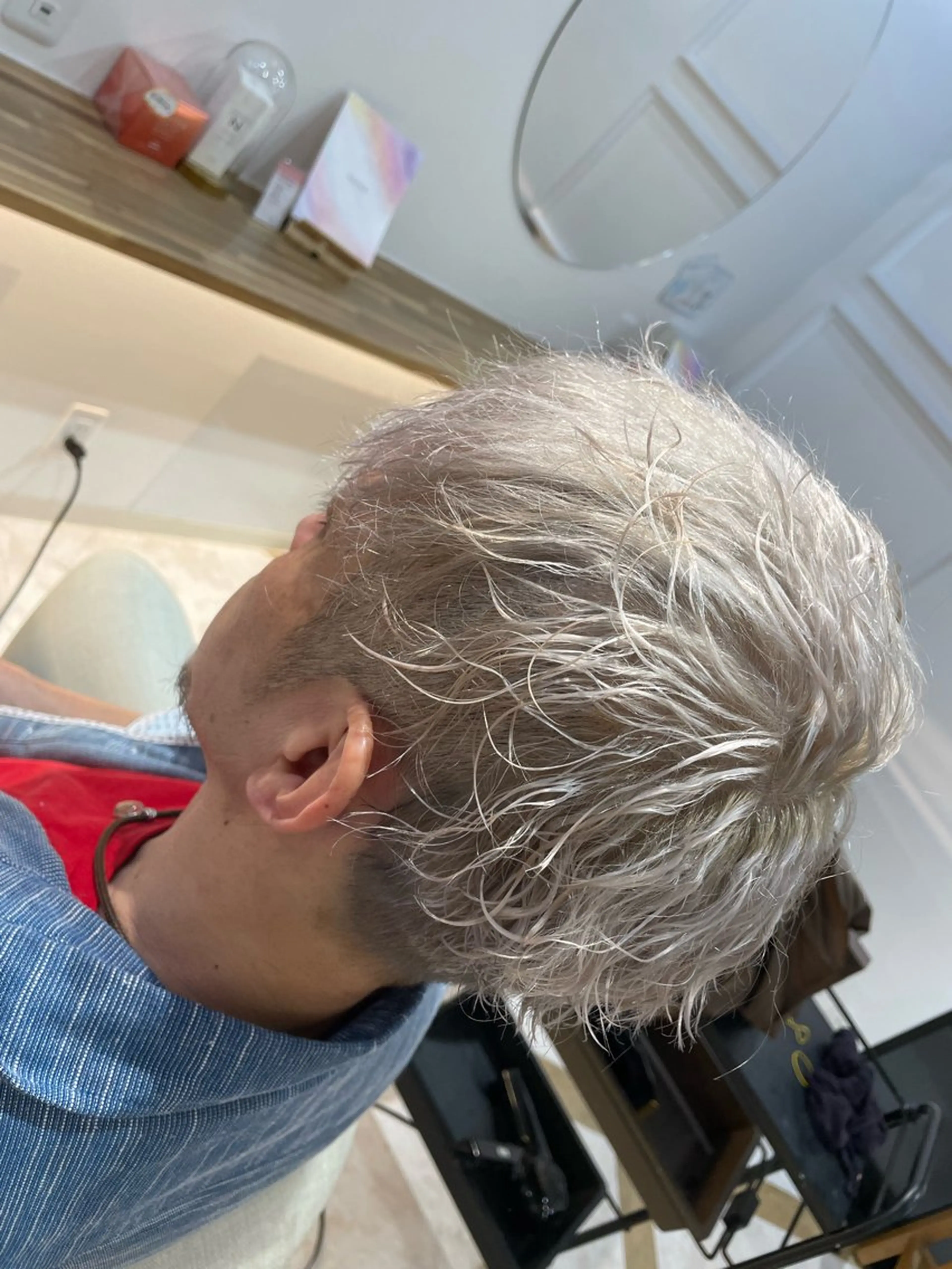 メンズ メンズブリーチ メンズハイトーン 直毛改善特化美容師/ 大森雄貴のヘアスタイル