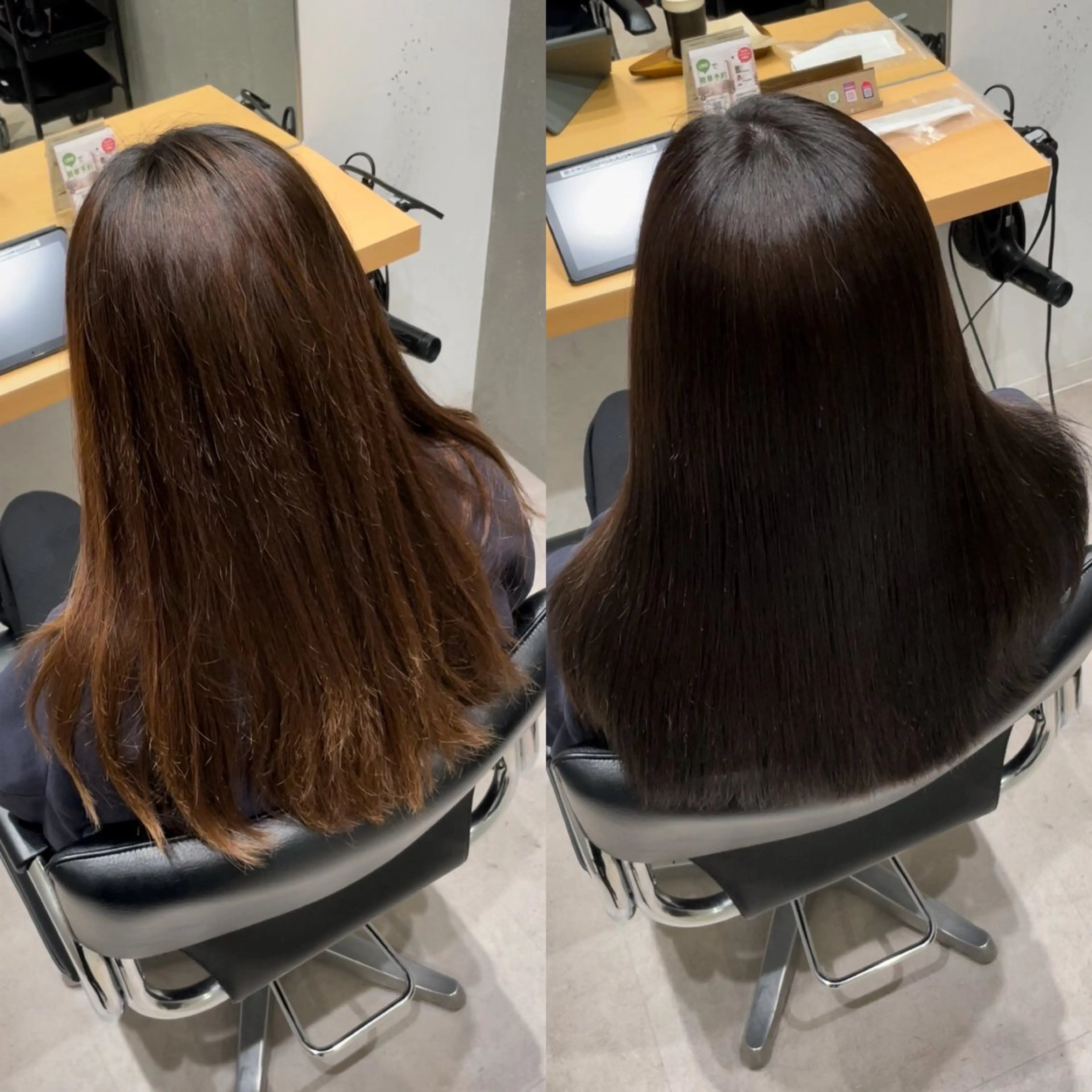 セミロング カラー トリートメント 髪質改善ヘアケア 艶髪特化/上田のヘアスタイル