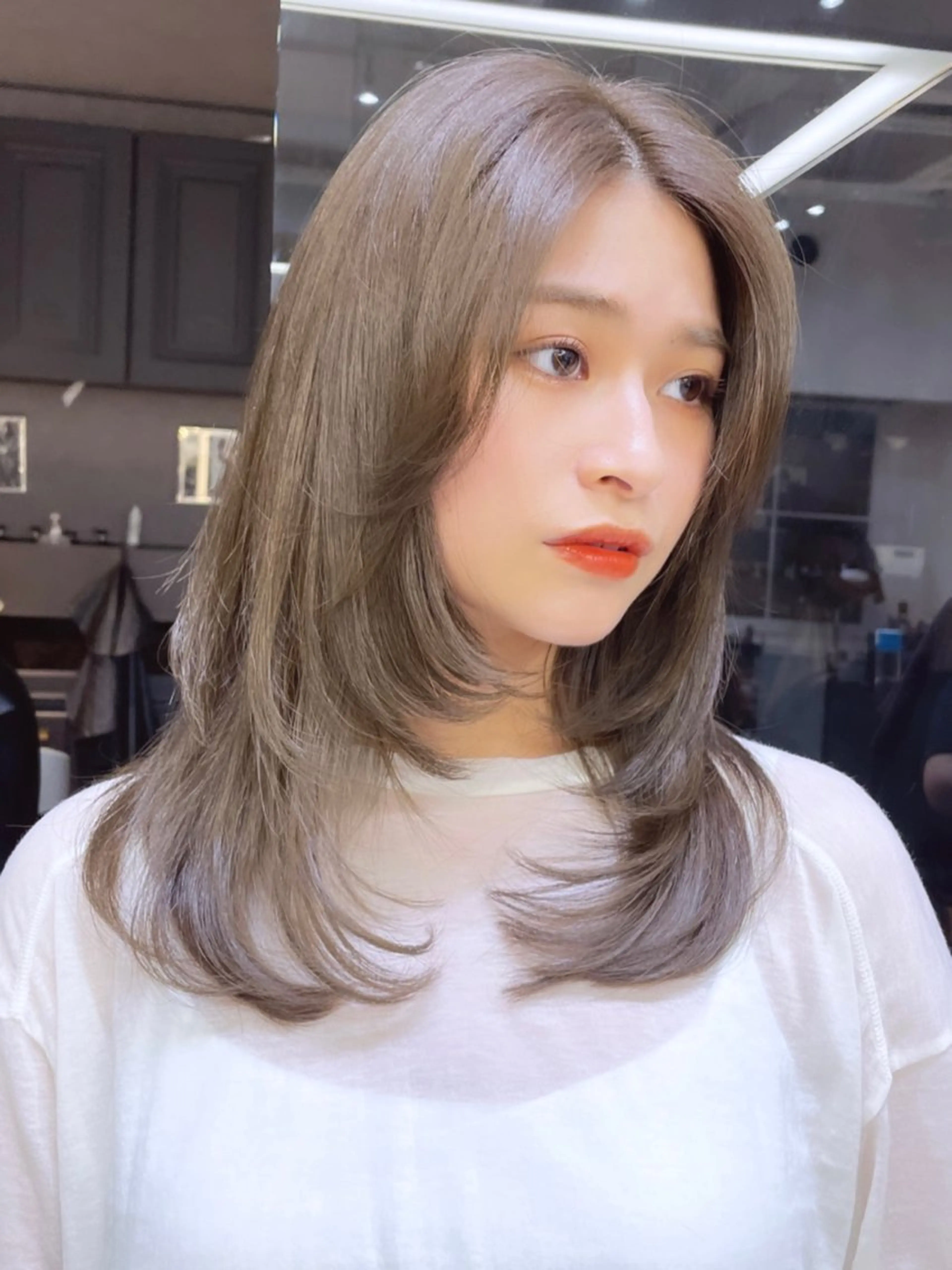 ロング 池袋/韓国/レイヤー 髪質改善/村上けいとのヘアスタイル