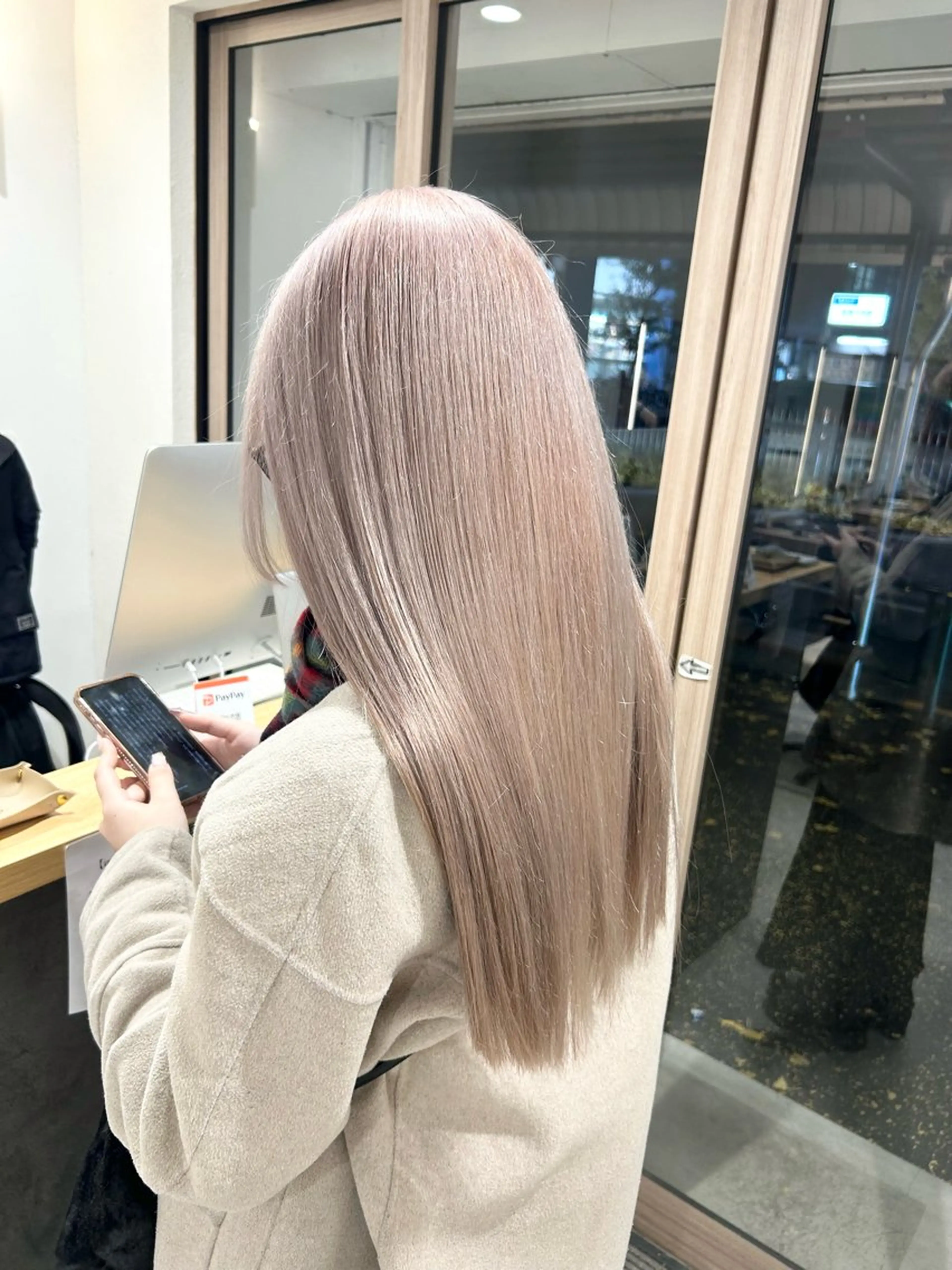 ロング カラー カット ヘアカラー 🎀透明感カラー🎀 mikaのヘアスタイル