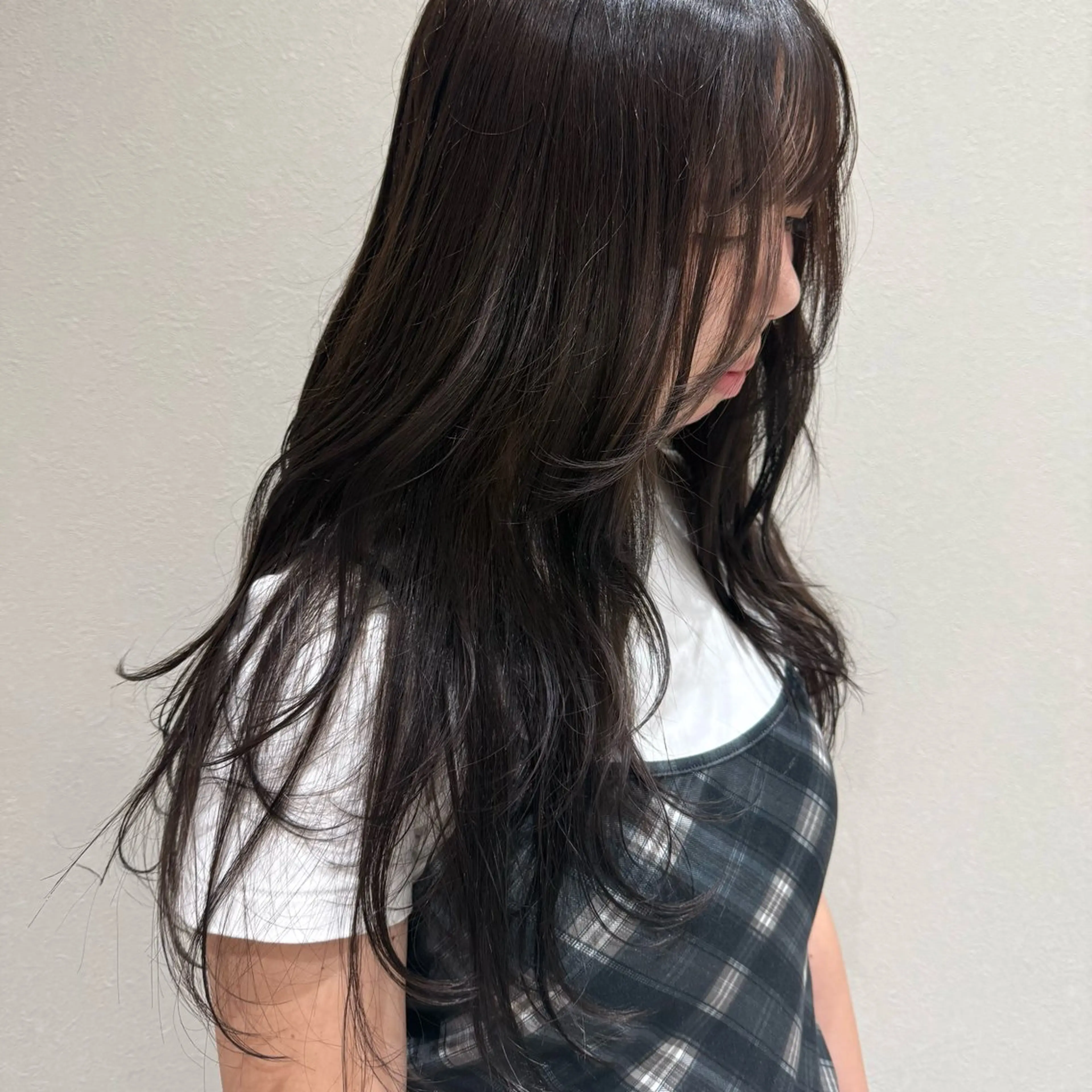 ロング カット トリートメント 韓国レイヤー｜ 透明感カラー｜ココナのヘアスタイル