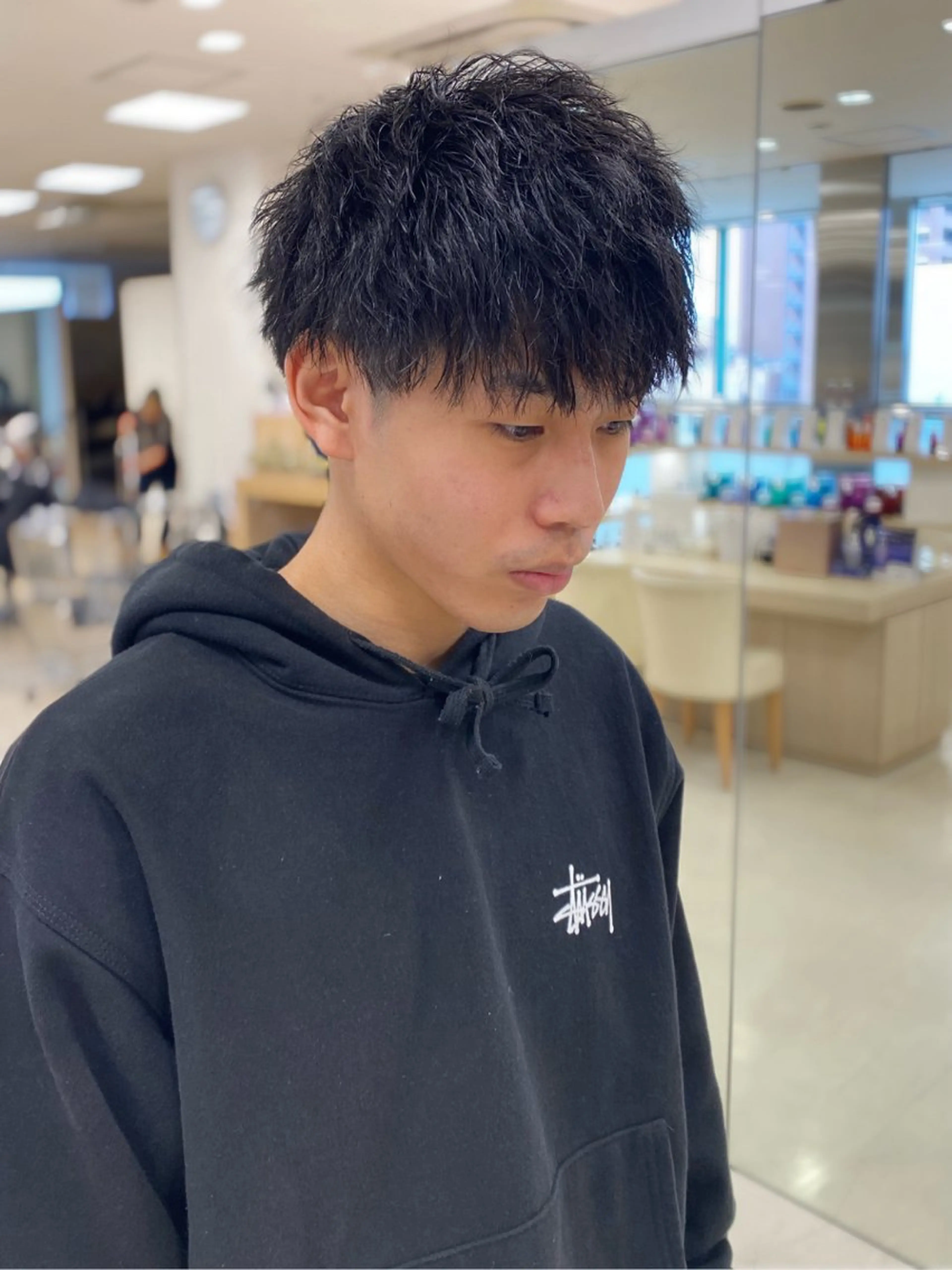 ミディアム パーマ ミディアムパーマ ニュアンスパーマ お悩み解決美容師🦚 片山/銀座/有楽町のヘアスタイル