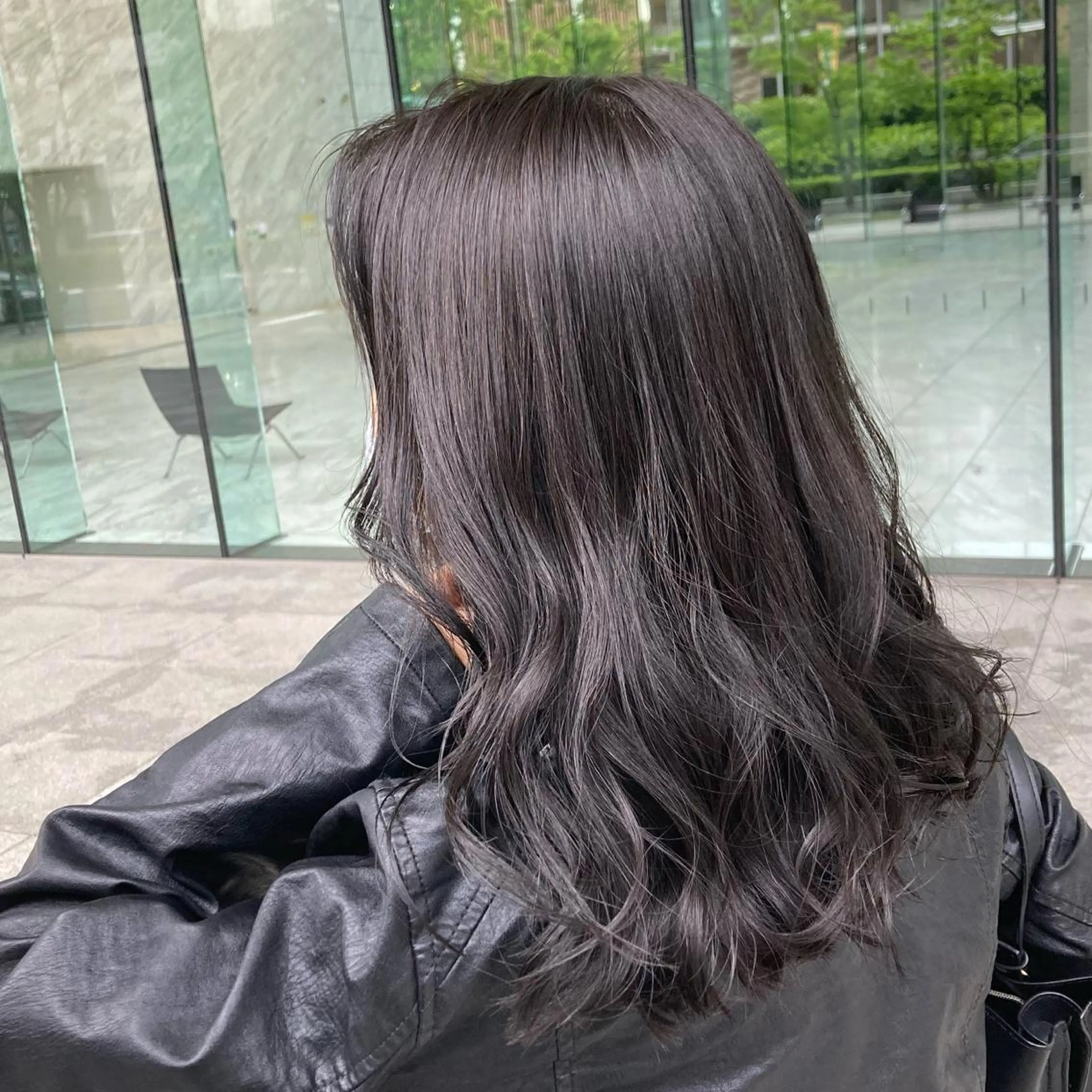 ロング カラー カット ヘアカラー トリートメント 💖ブリーチなし透明 感💖ASAHIのヘアスタイル