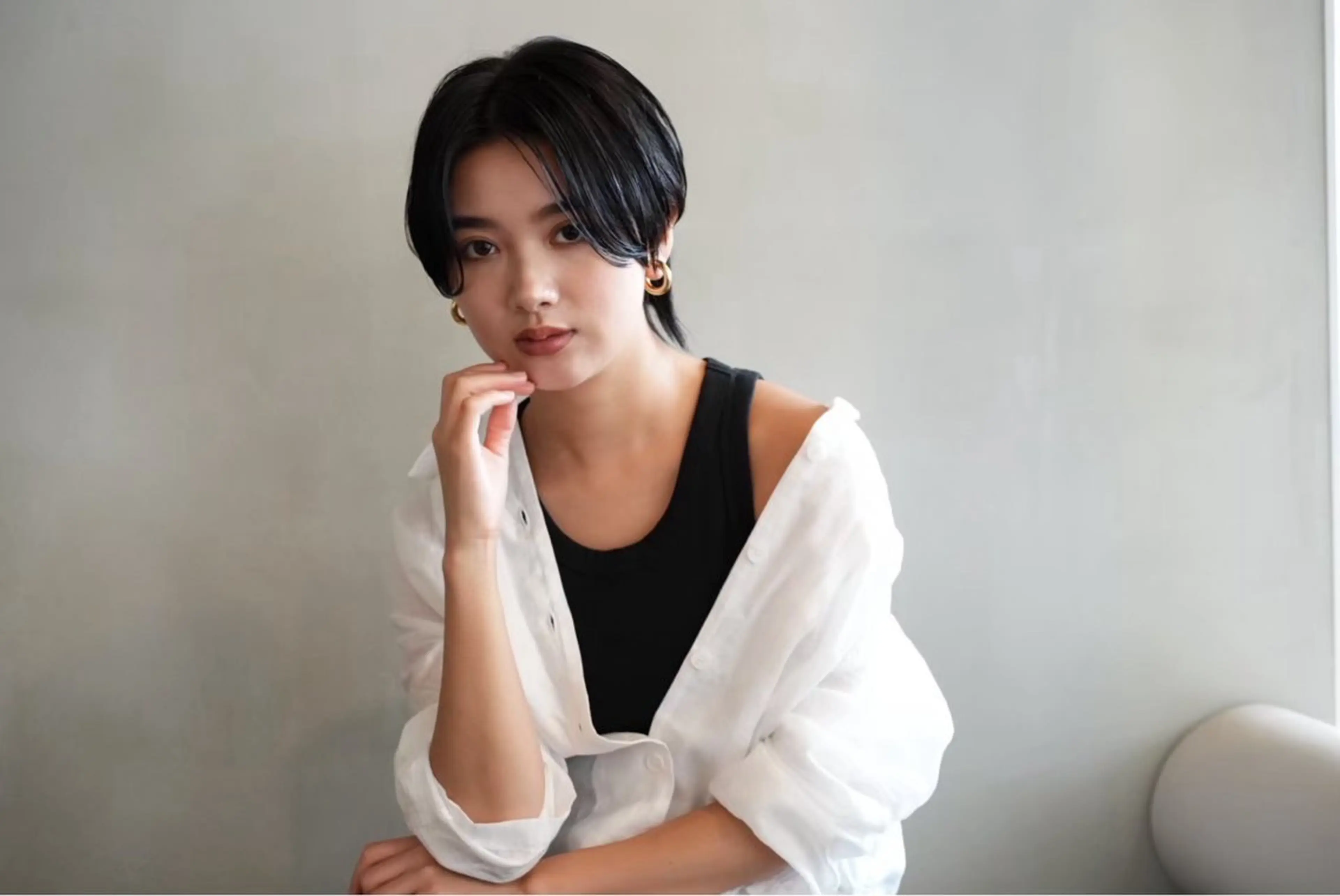 ショート カラー 加賀 千聖 /soigneのヘアスタイル