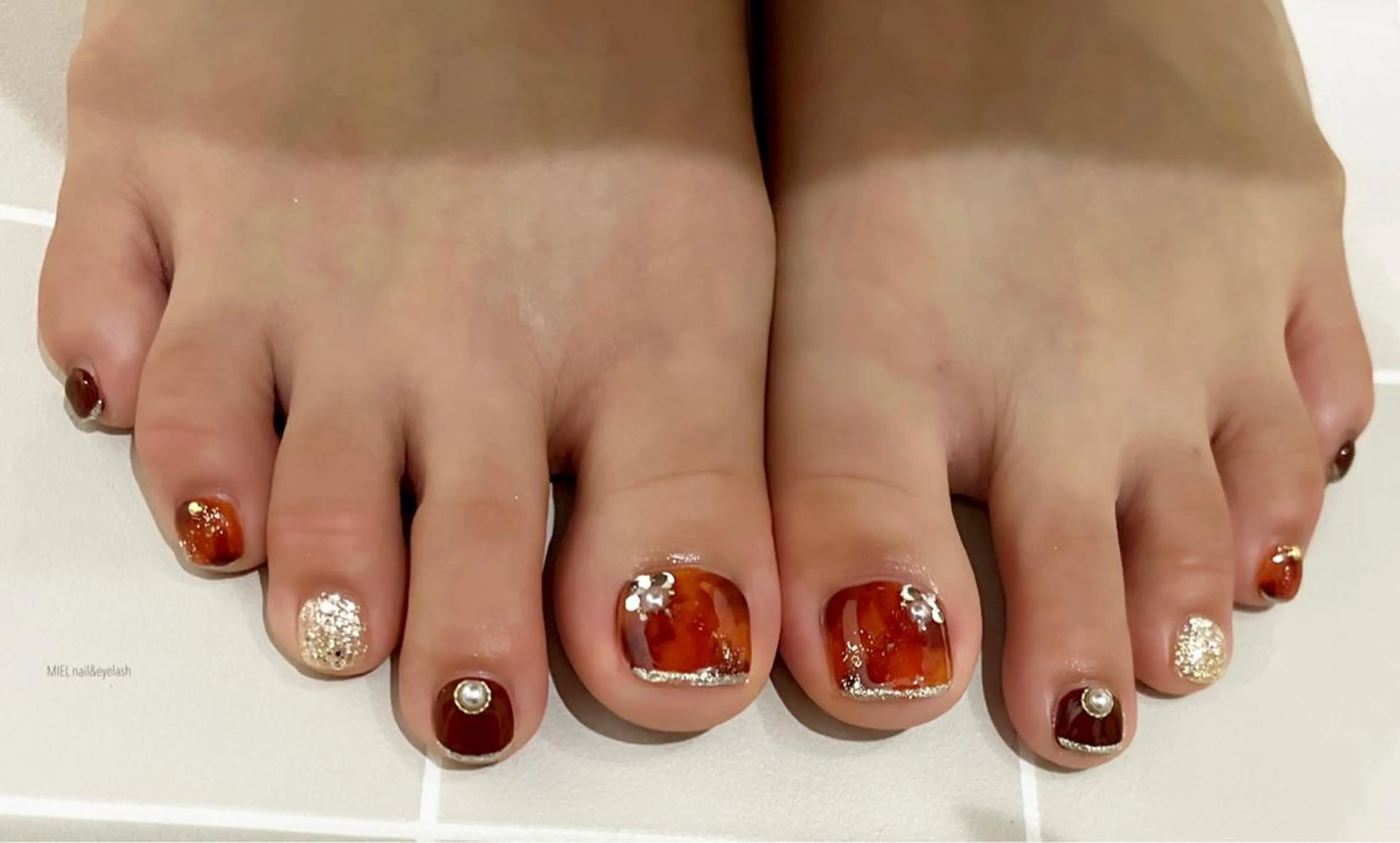 ネイル フットネイル nail salon monailのネイルデザイン