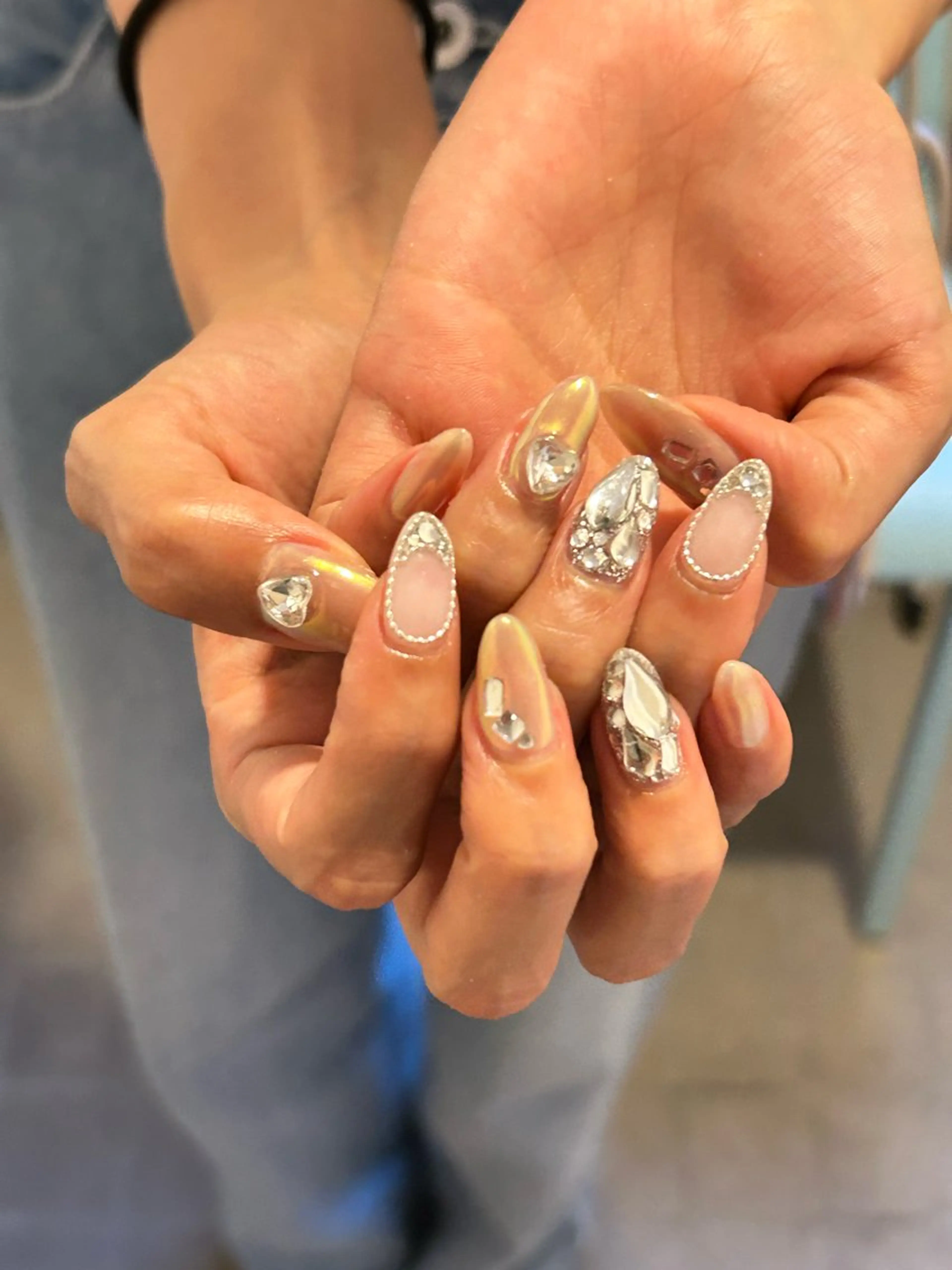 ネイル 持ち込み ハンドネイル Aimer Ciel エメシエル大宮ネイルのネイルデザイン