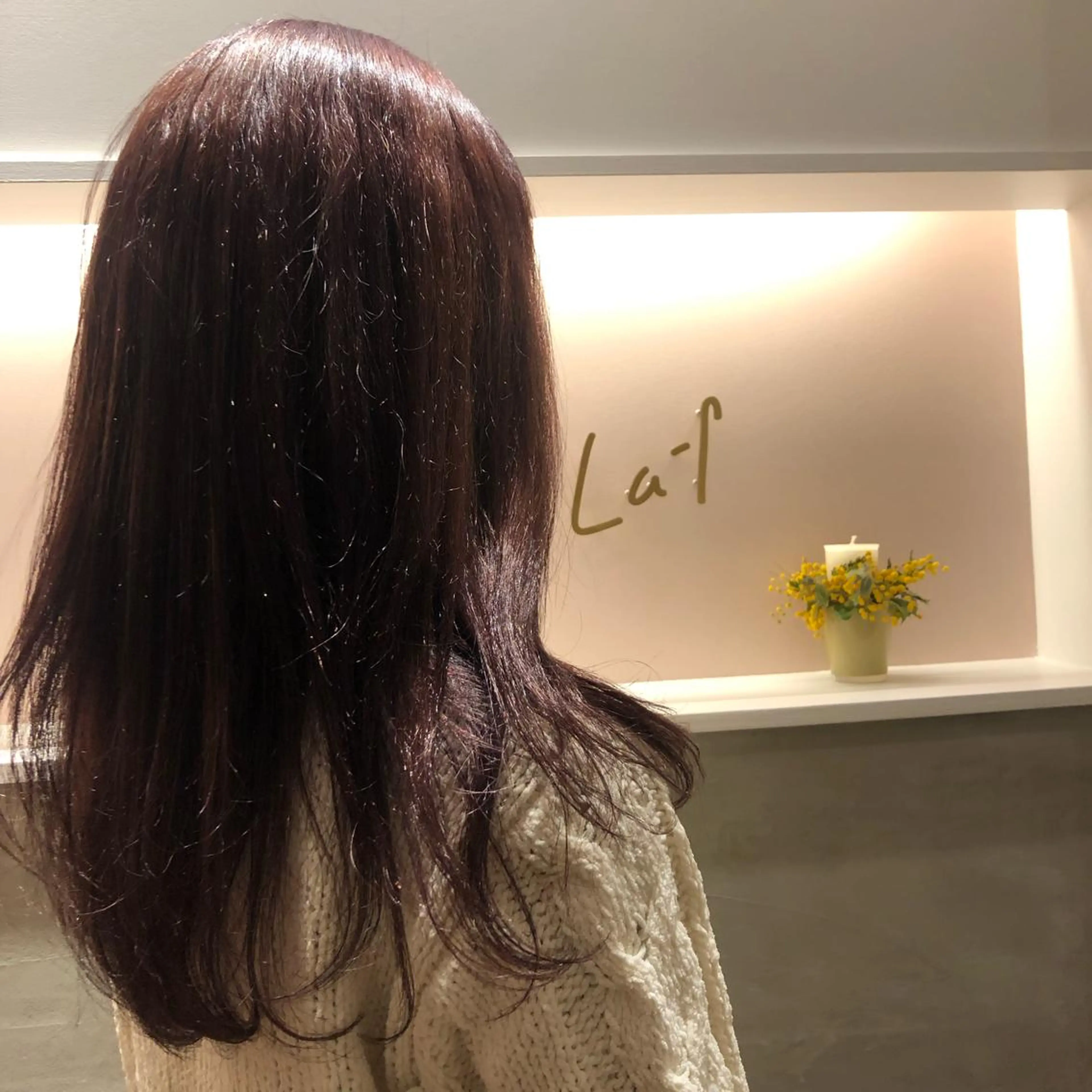 ロング カラー 髪質改善/縮毛矯正/ 透明感🩵NANAのヘアスタイル