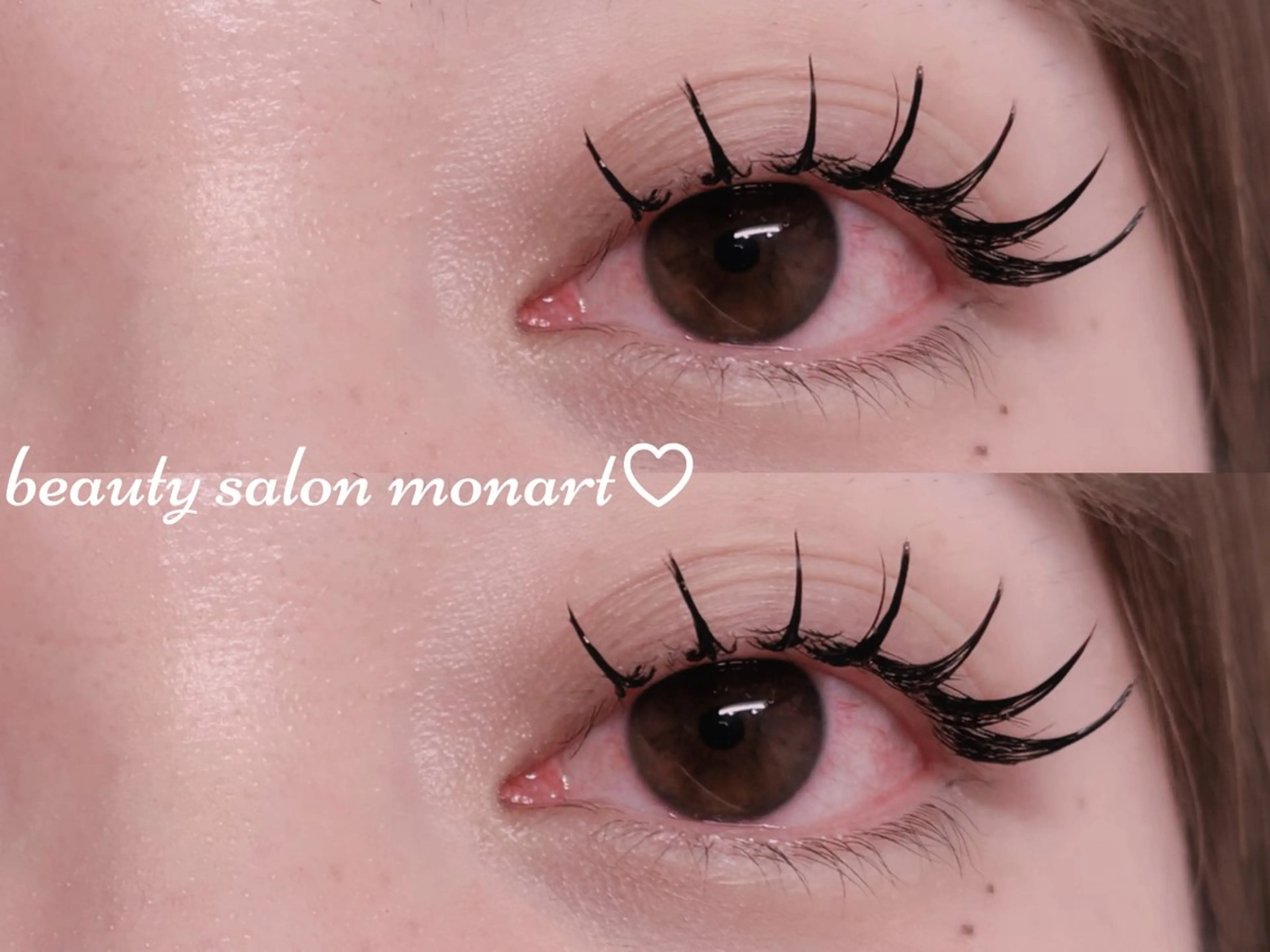 マツエク・マツパ マツエク monart kurehaのマツエク・マツパデザイン