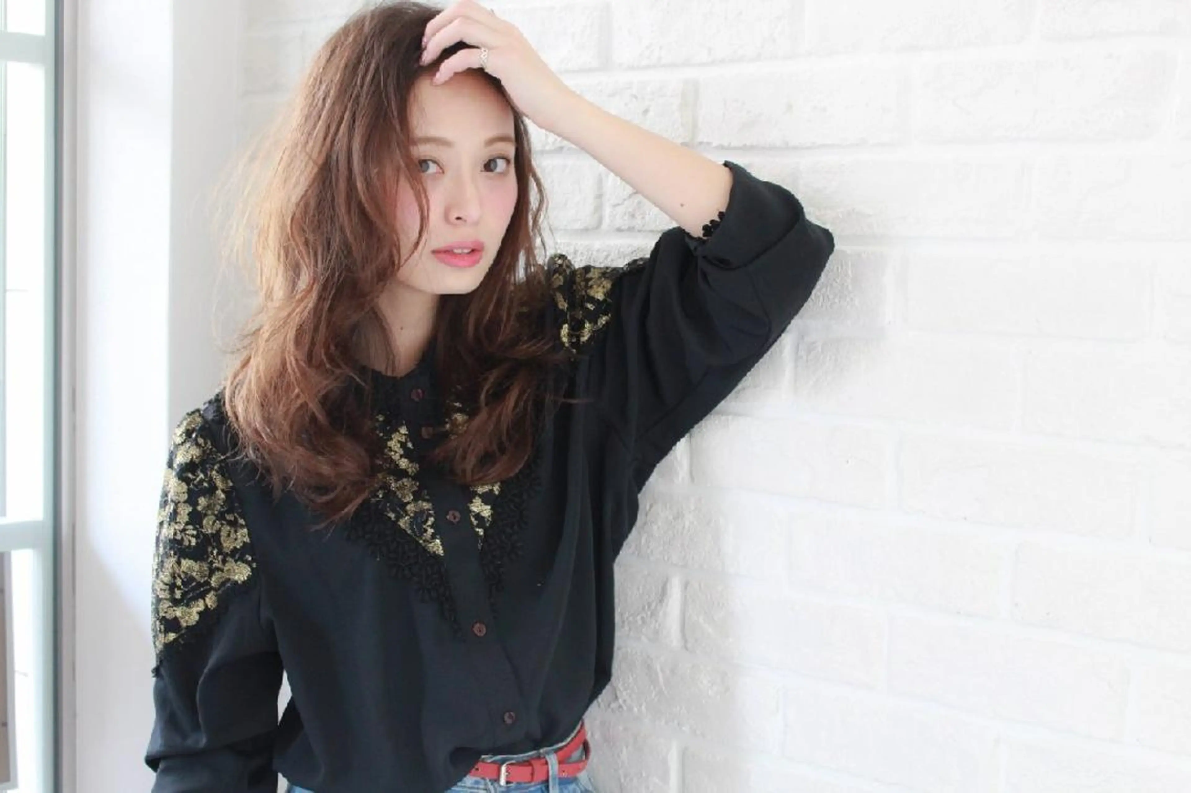 セミロング 増田 晃士のヘアスタイル
