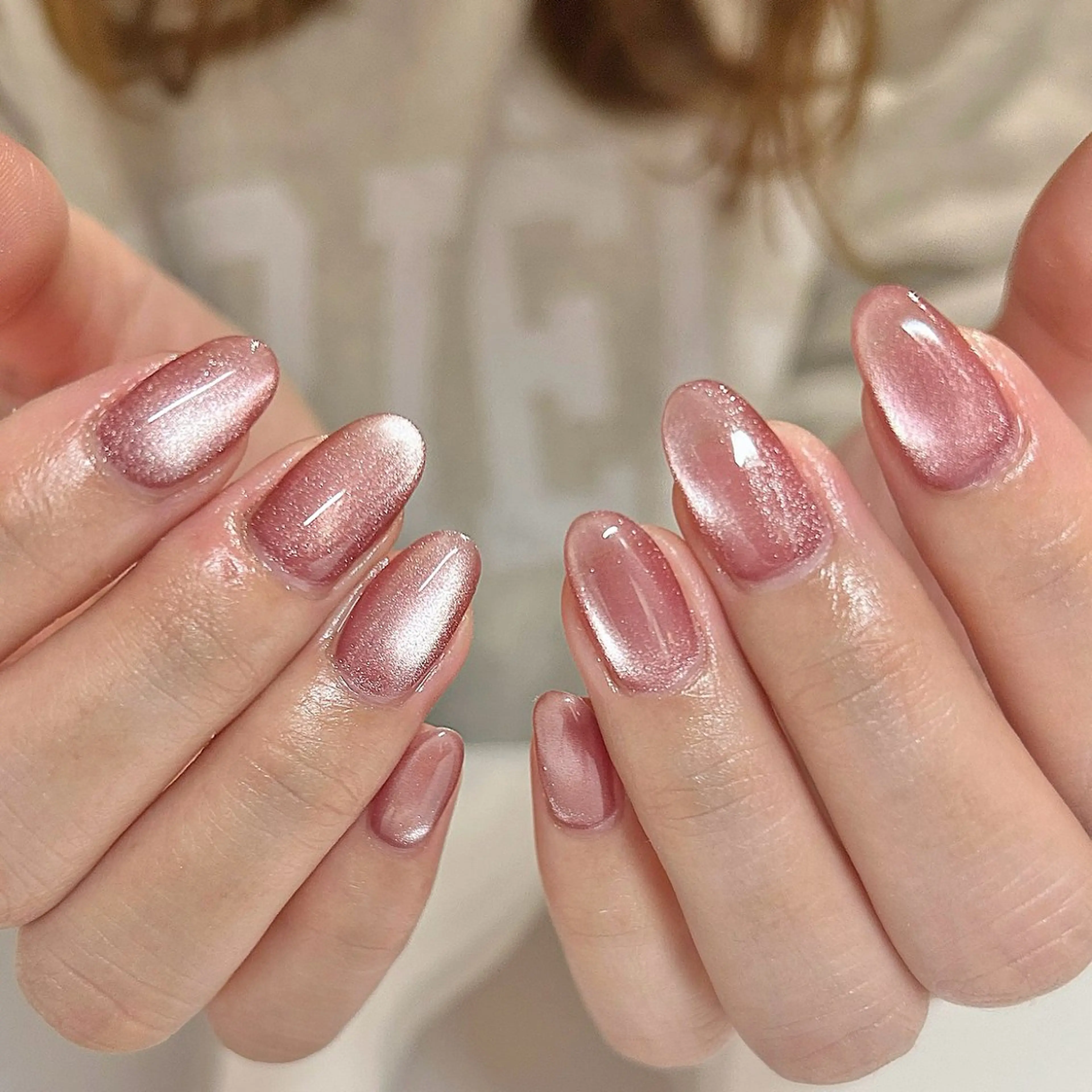 ネイル ピンク nail salon moiのネイルデザイン