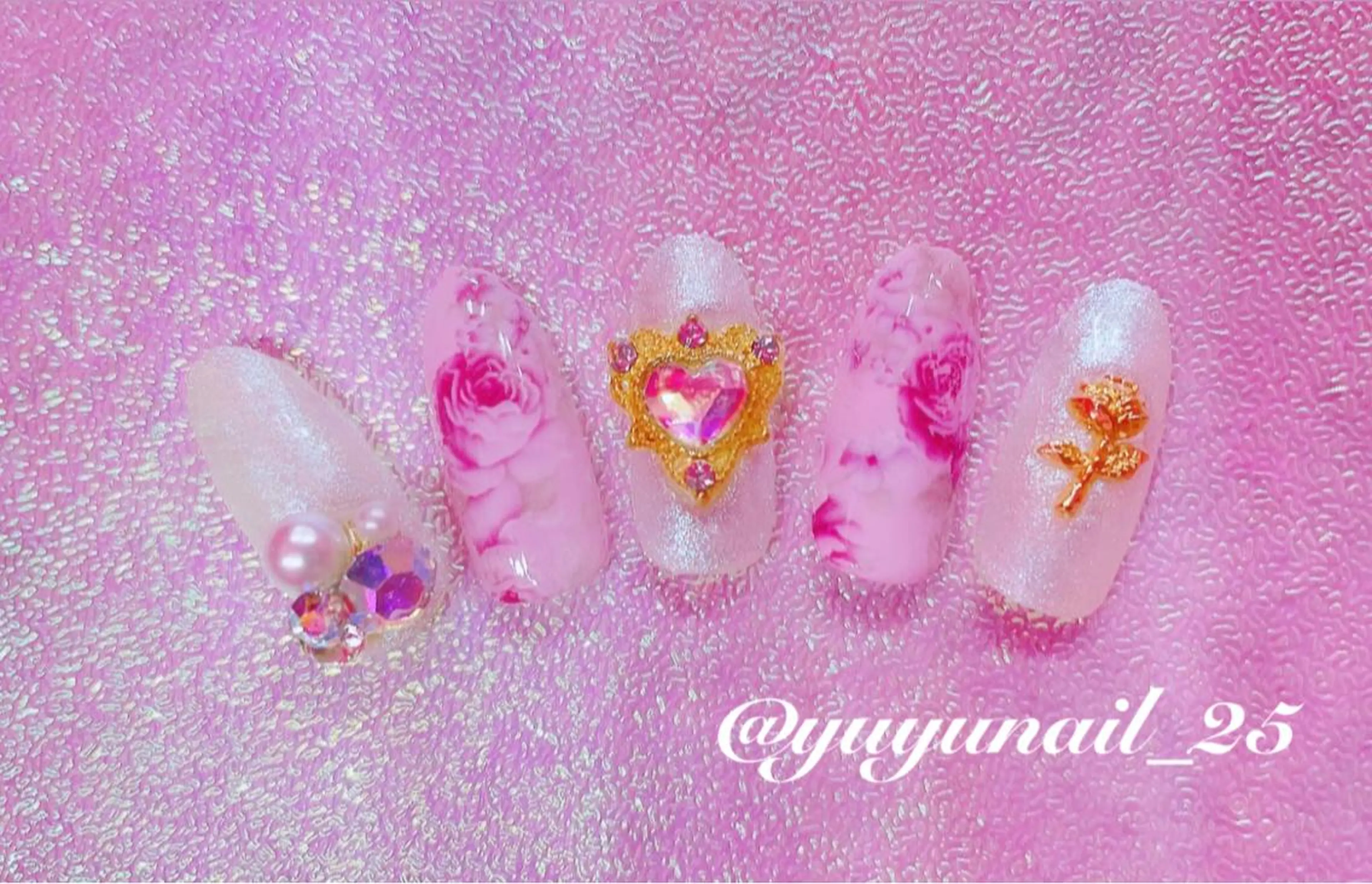 ネイル ハンドネイル Nail🦋 💗yuyuのネイルデザイン