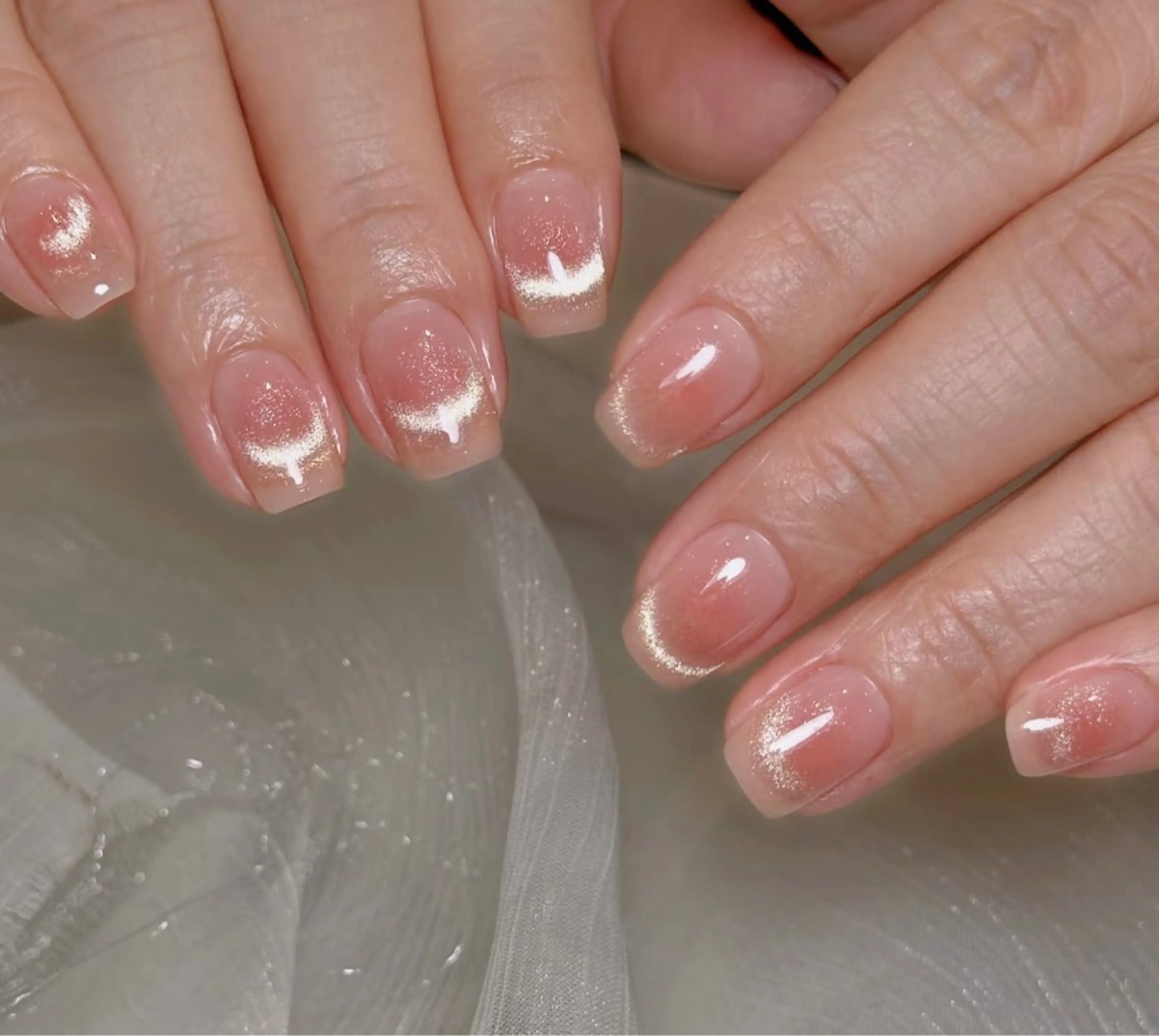 ネイル ハンドネイル ハンドケア 🍑 momo_nailのネイルデザイン