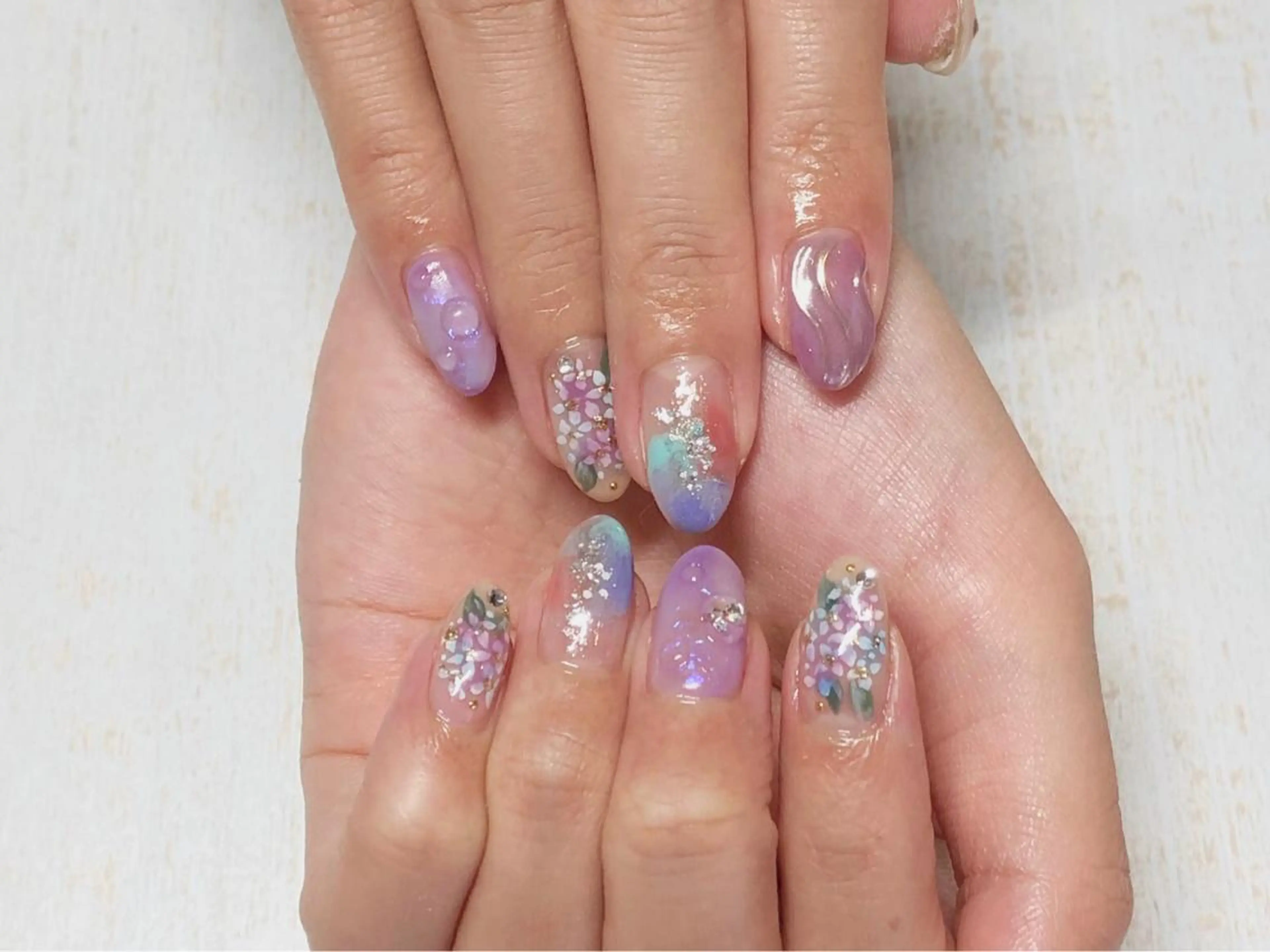 ネイル 𖡼 yumenoのネイルデザイン