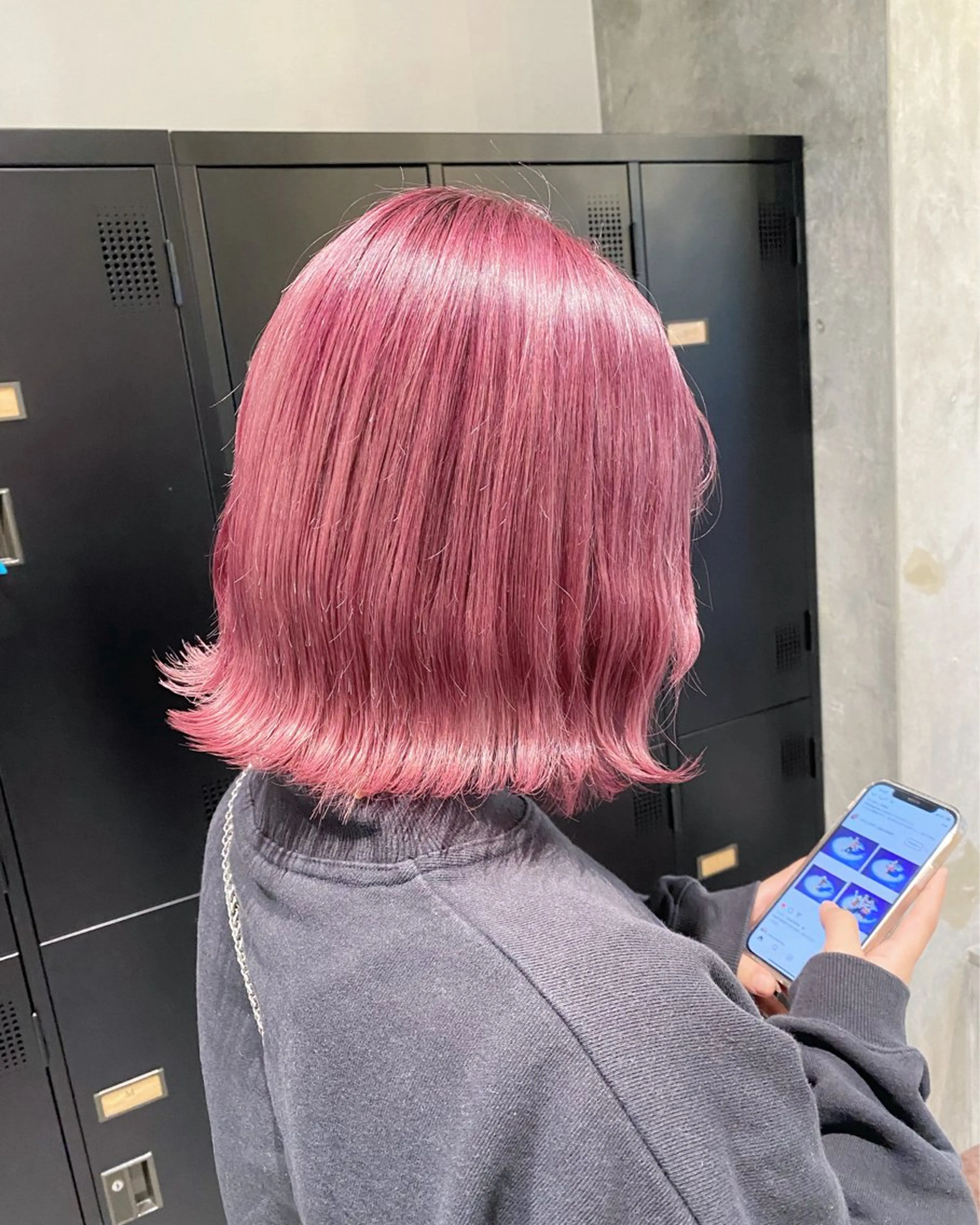 ✔🍓4月限定♪✨️1日.2名限定🍓うる艶ケアカラー➕プチトリートメント➕コテ巻き✂️の写真