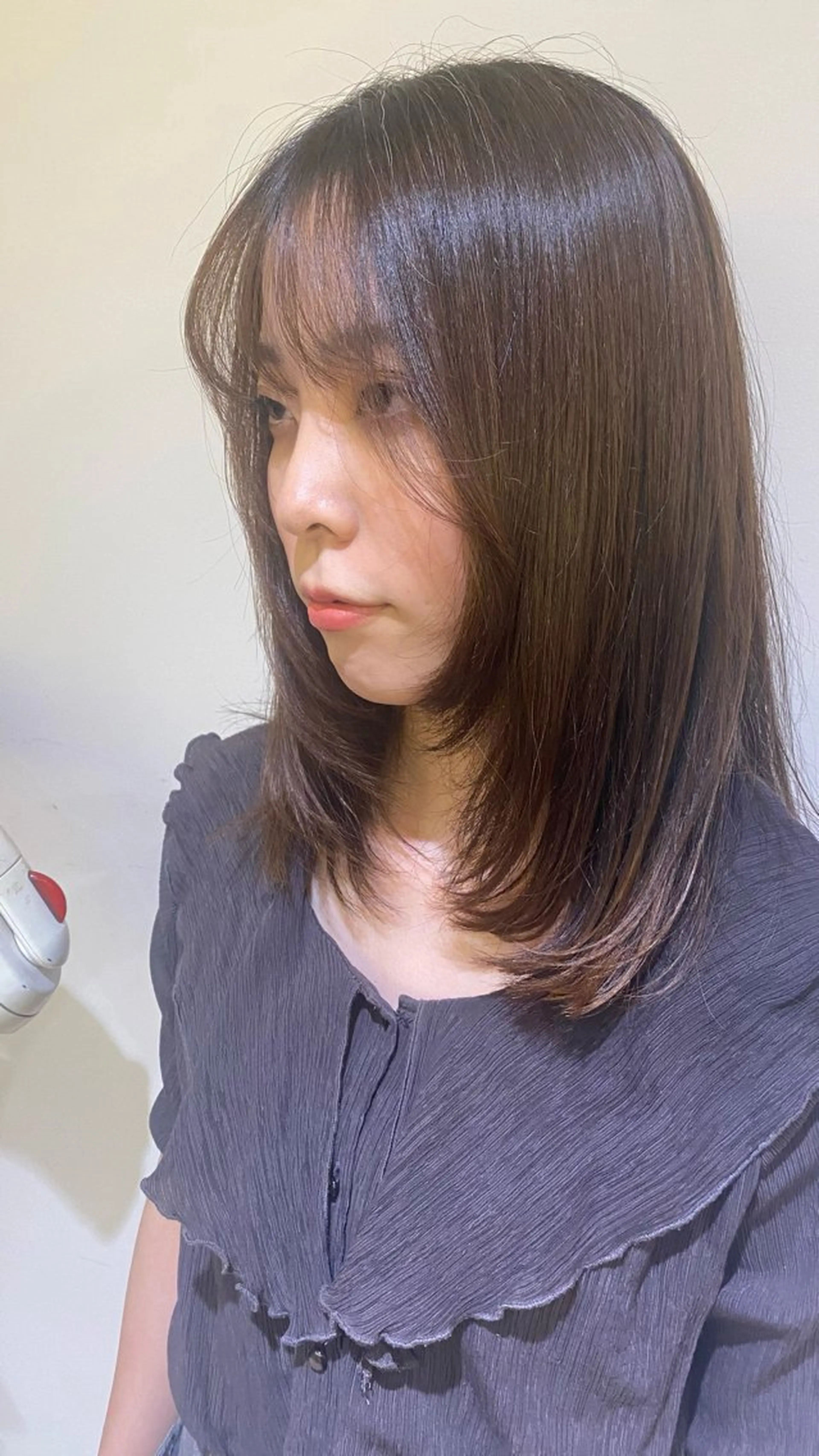 ミディアム カット 寺本 心のヘアスタイル