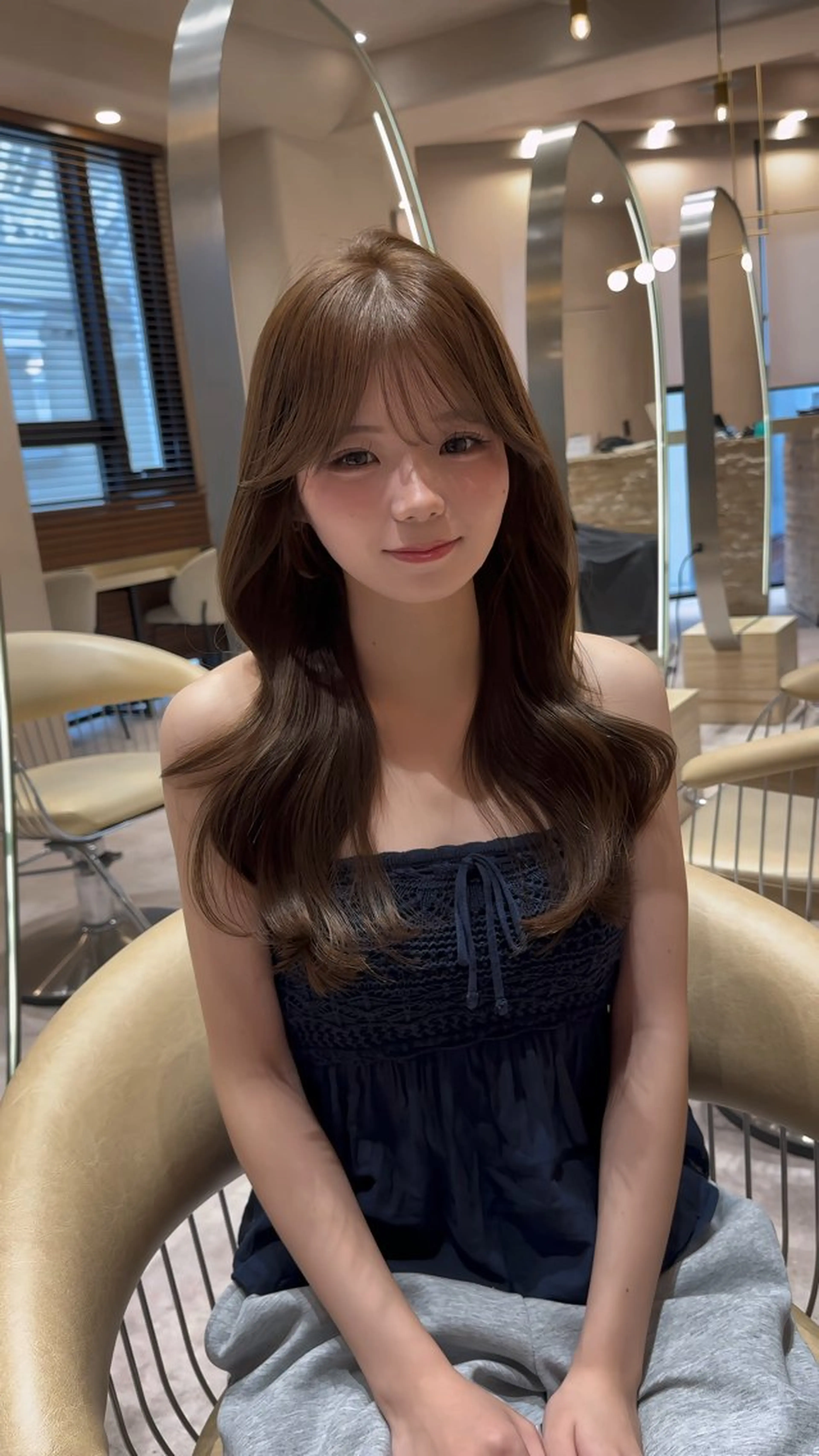 ミディアム 韓国ヘア/館林美容室 /髪質改善/涼のヘアスタイル