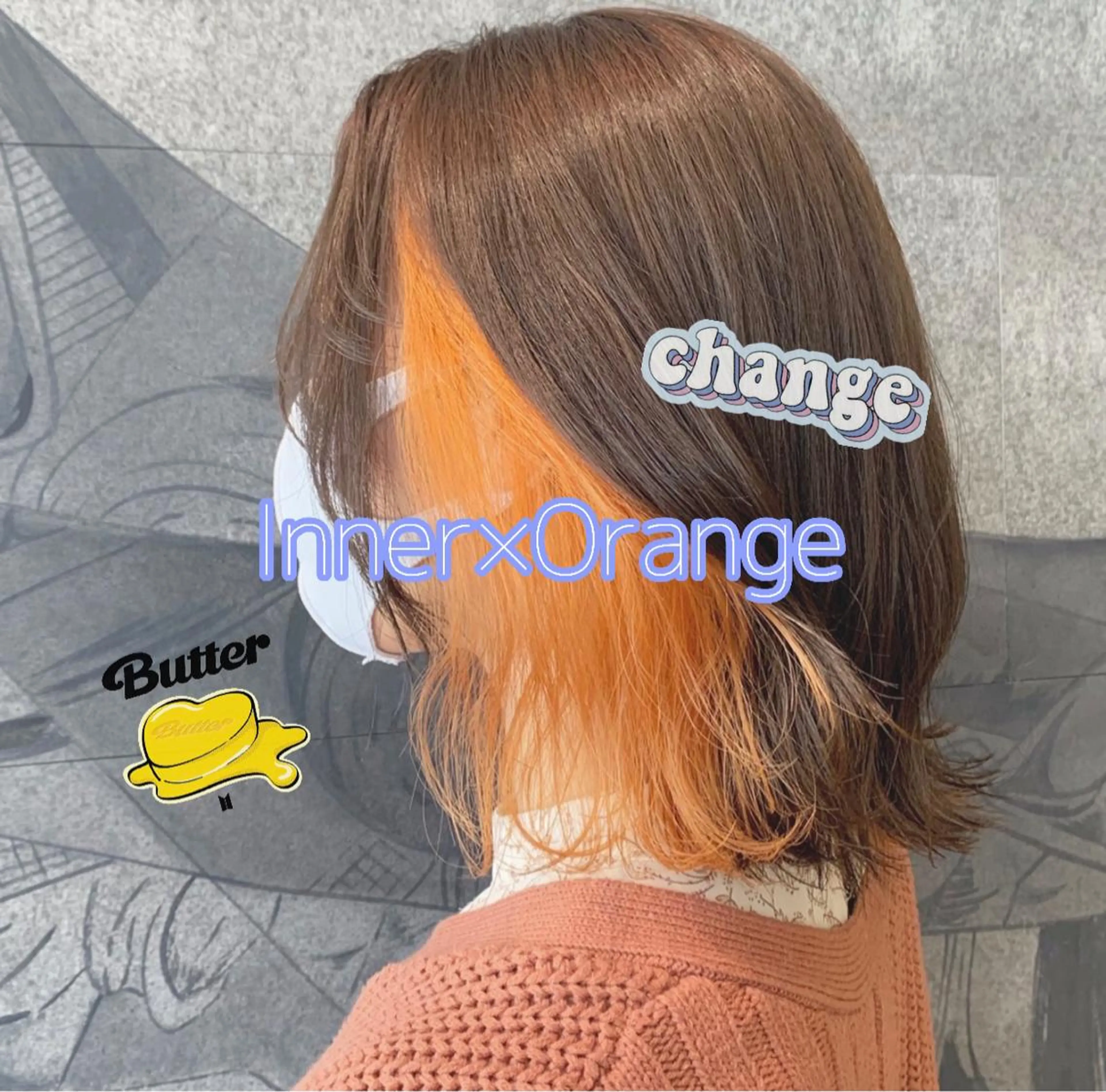 ミディアム カラー ブリーチ カット ヘアカラー Kana 🍋 ハイトーン【高円寺】のヘアスタイル