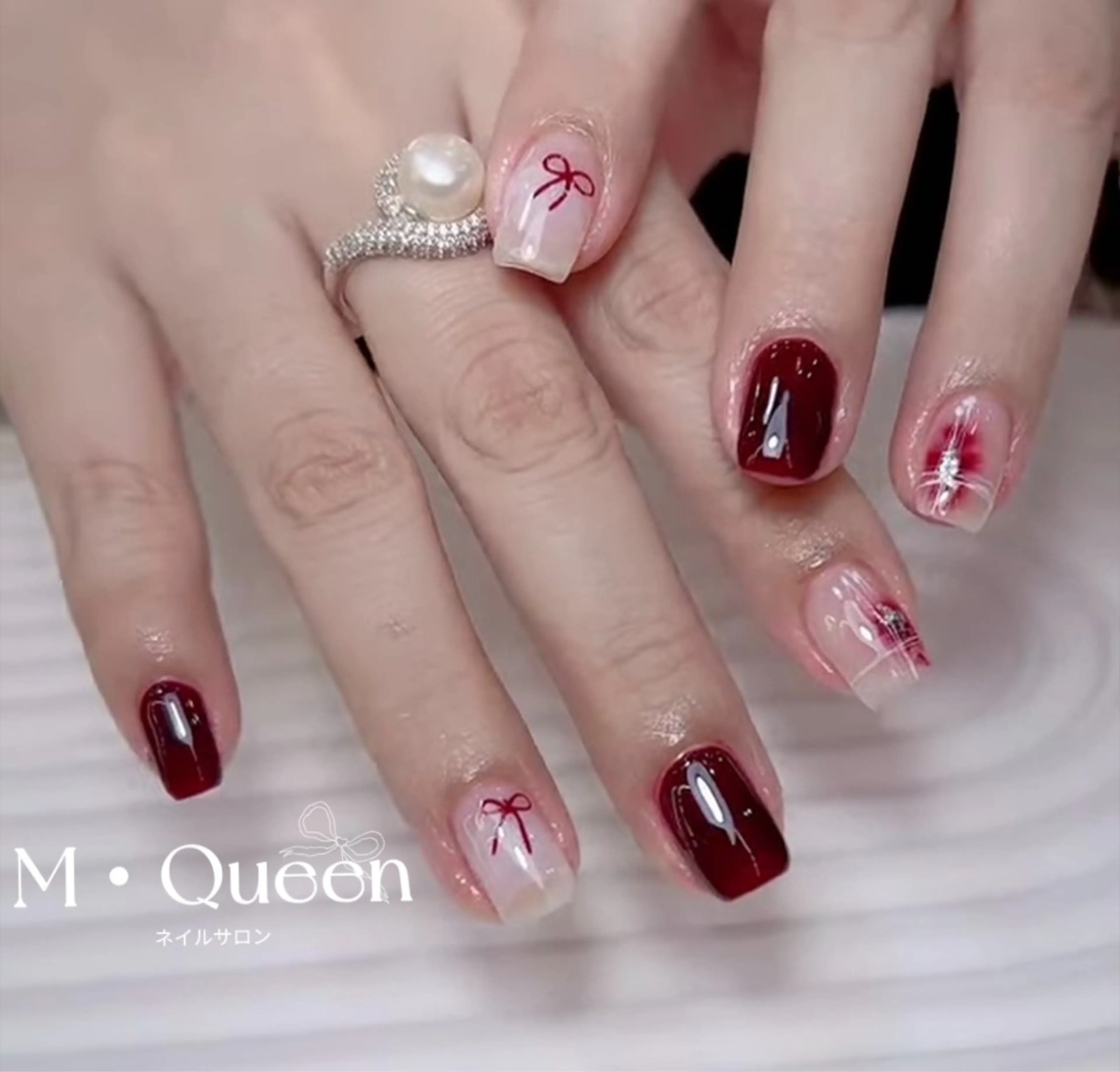 ネイル MQueen ネイルサロンマルのネイルデザイン