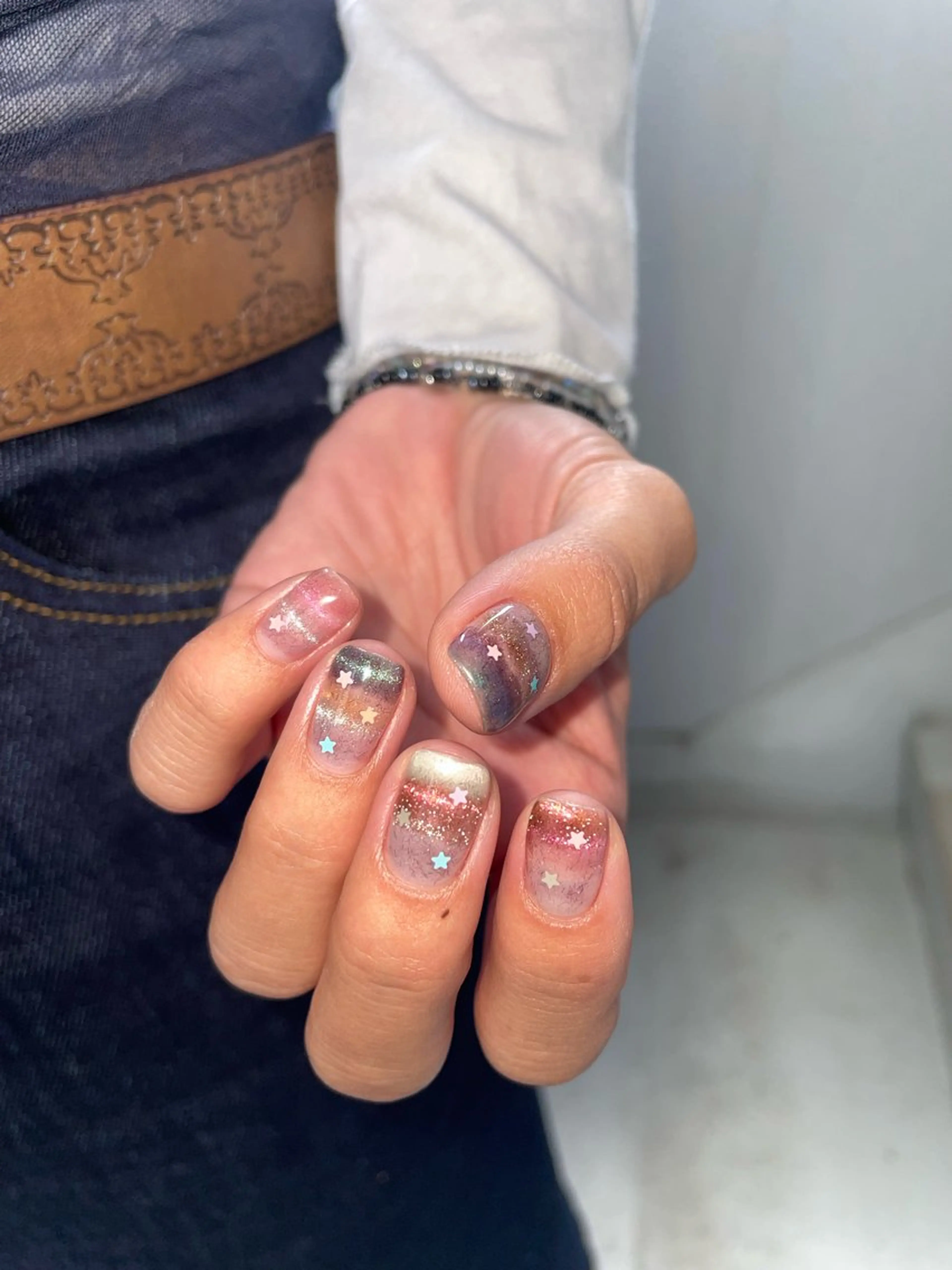 ネイル マグネットネイル ハンドネイル SORA suimy.のネイルデザイン