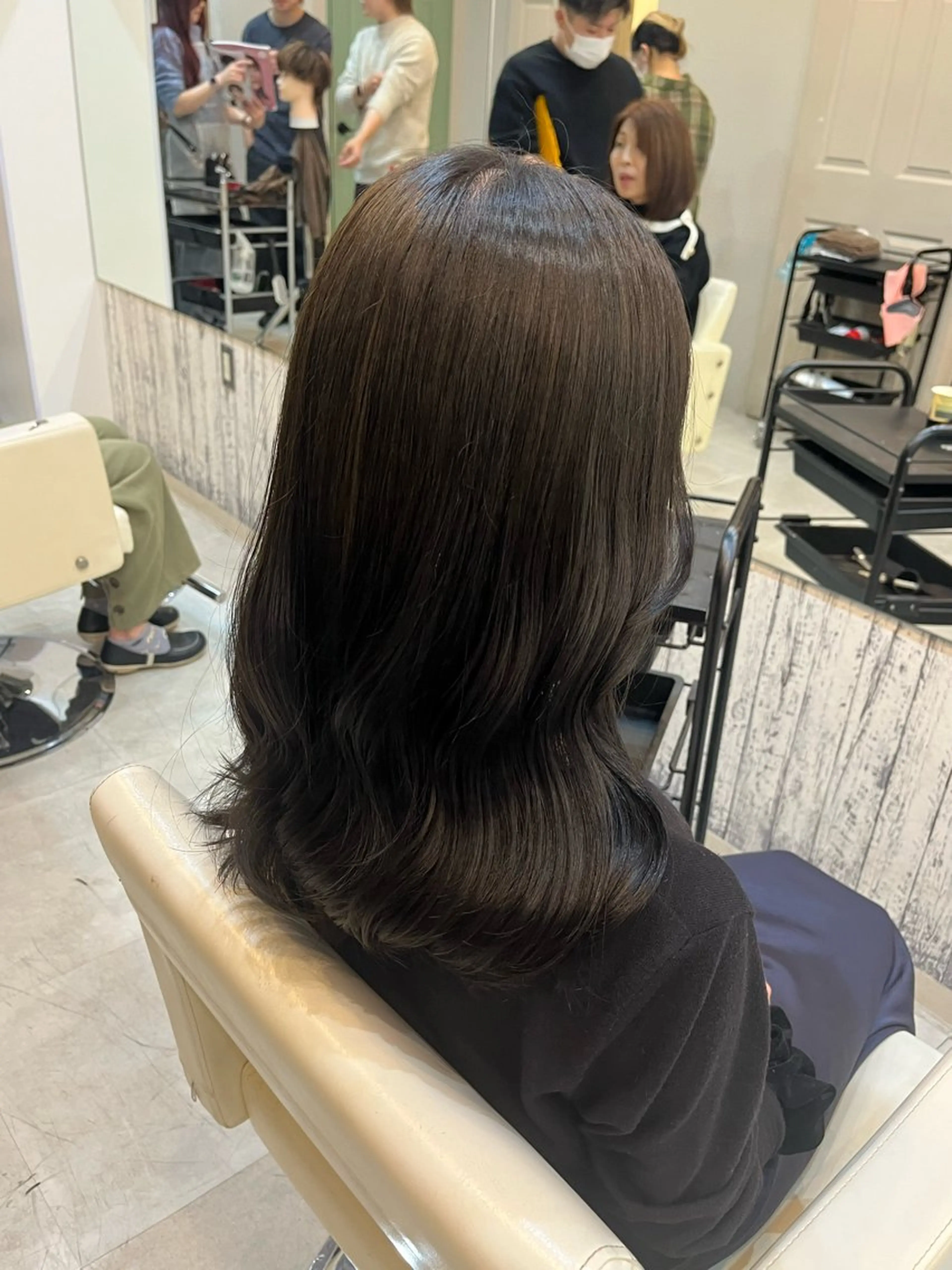 セミロング カラー 透明感カラー ヘアカラー 💫ワカ/松本/ カットモデル募集中のヘアスタイル