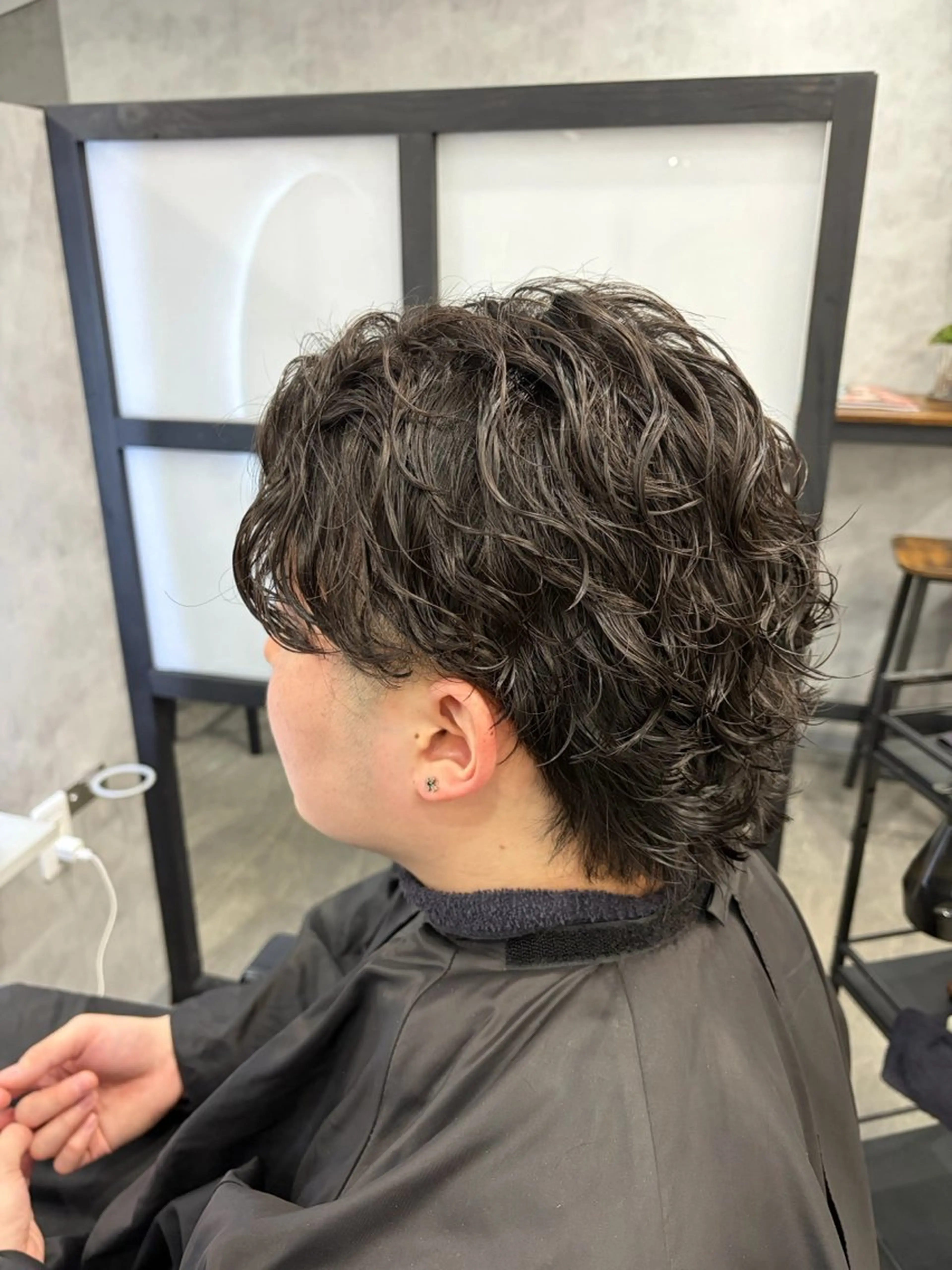 パーマ カット パーマ 德永 咲希のヘアスタイル