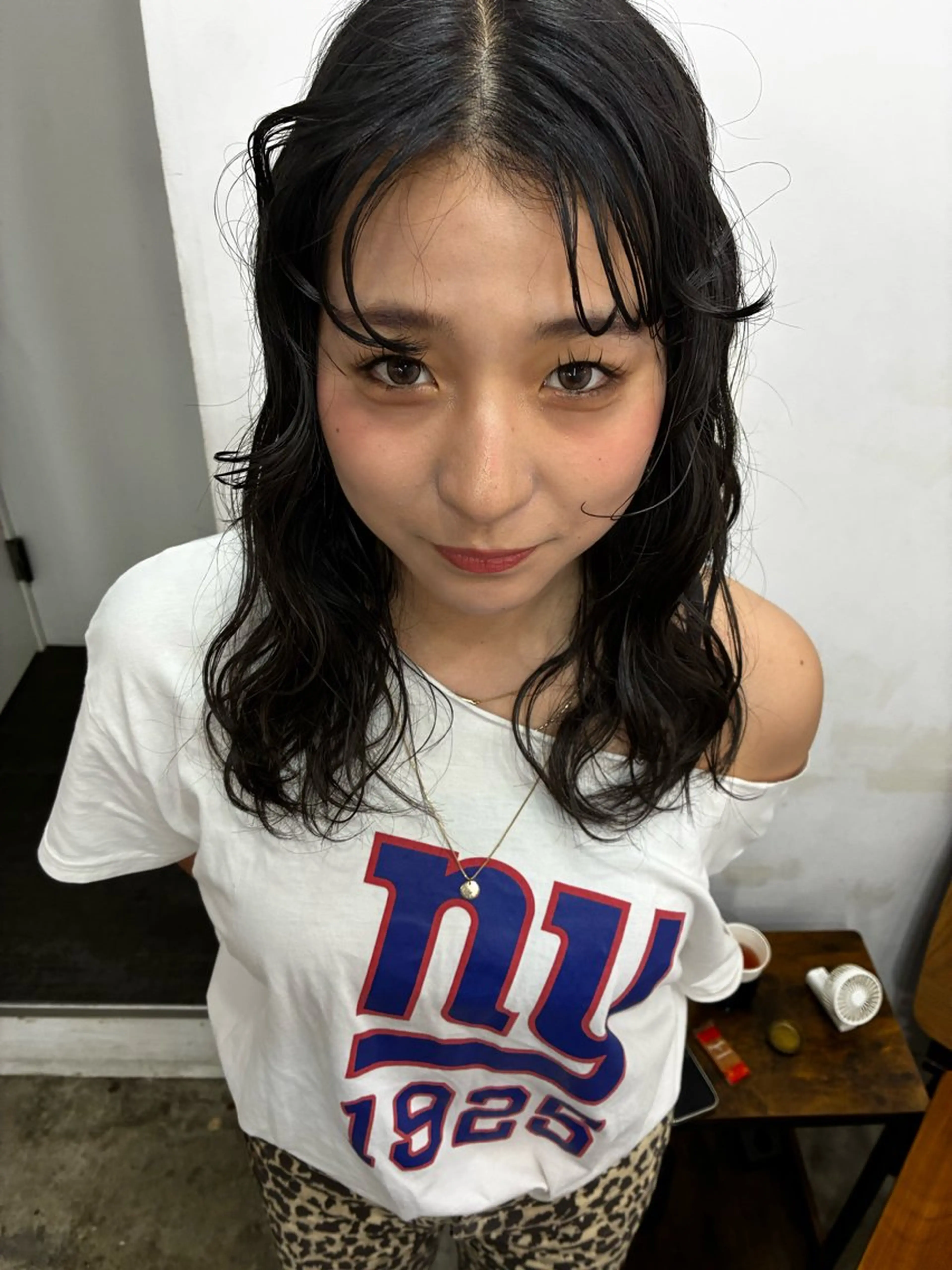 セミロング カラー ヘアアレンジ 佐藤 芽衣のヘアスタイル