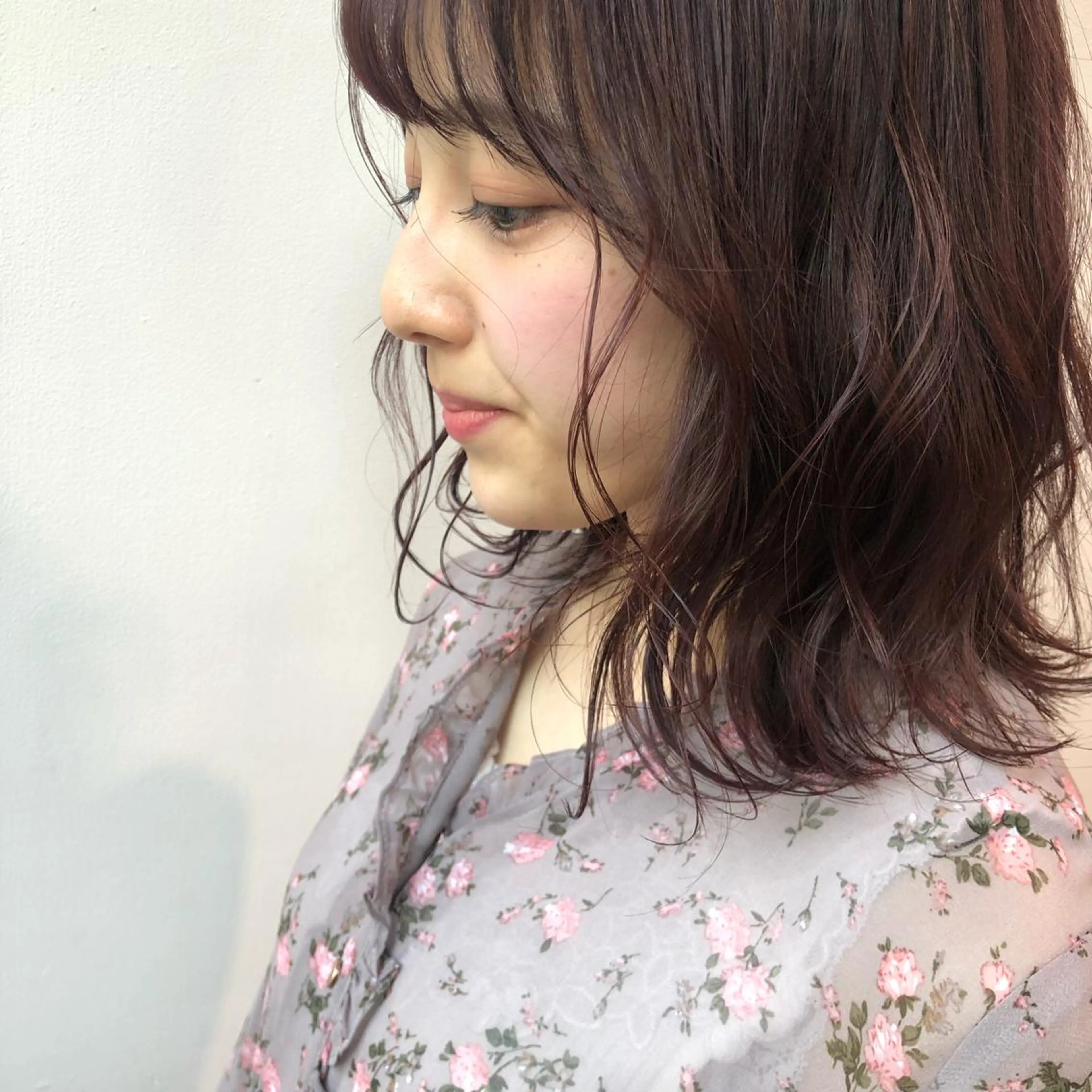 ミディアム カラー 透明感カラー ヘアカラー トリートメント ヘアセット ❤️sai❤️ official❤️のヘアスタイル