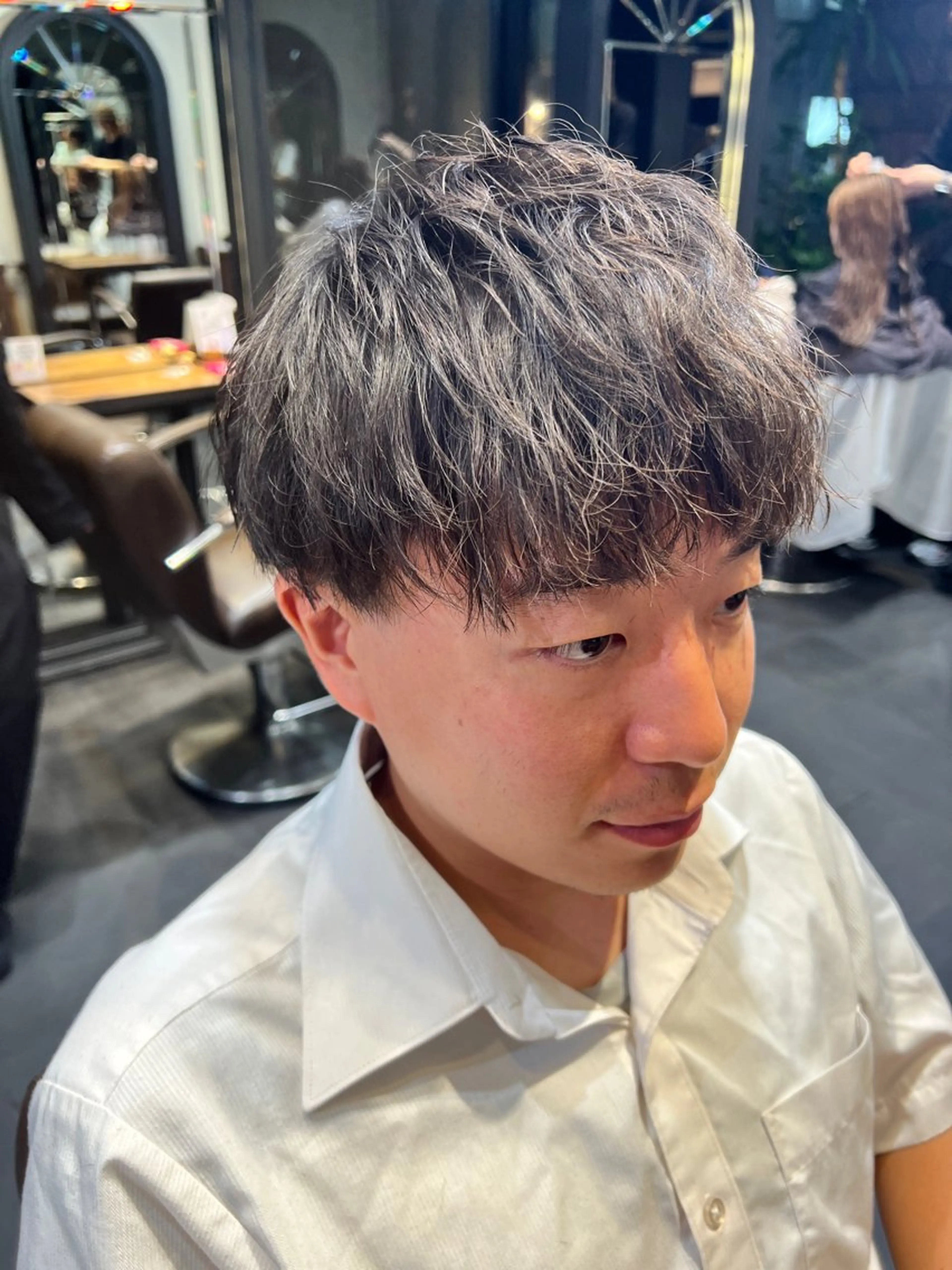 メンズ MINX中村 公亮/デザインパーマのヘアスタイル