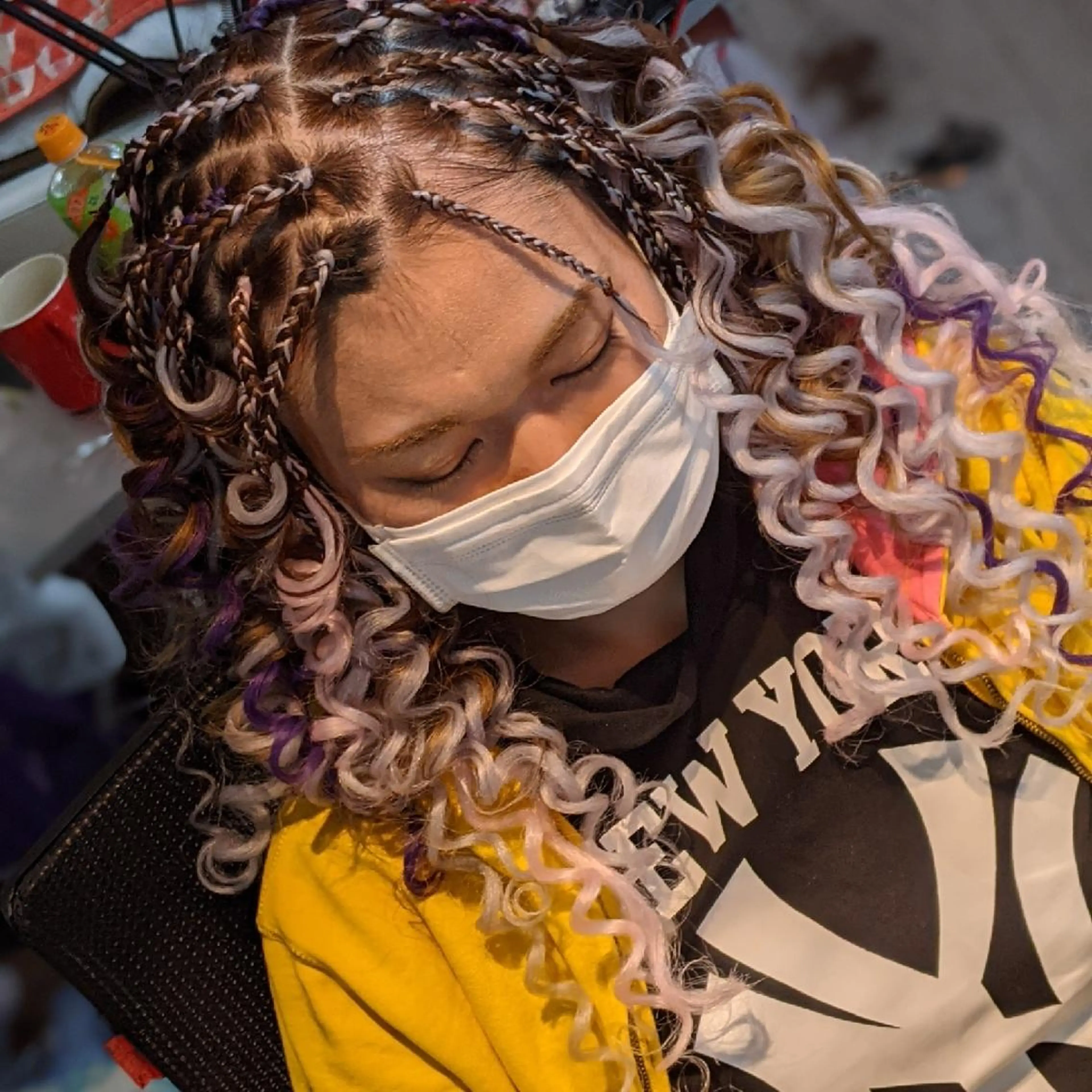 ロング ヘアアレンジ エクステ scamp ★のヘアスタイル