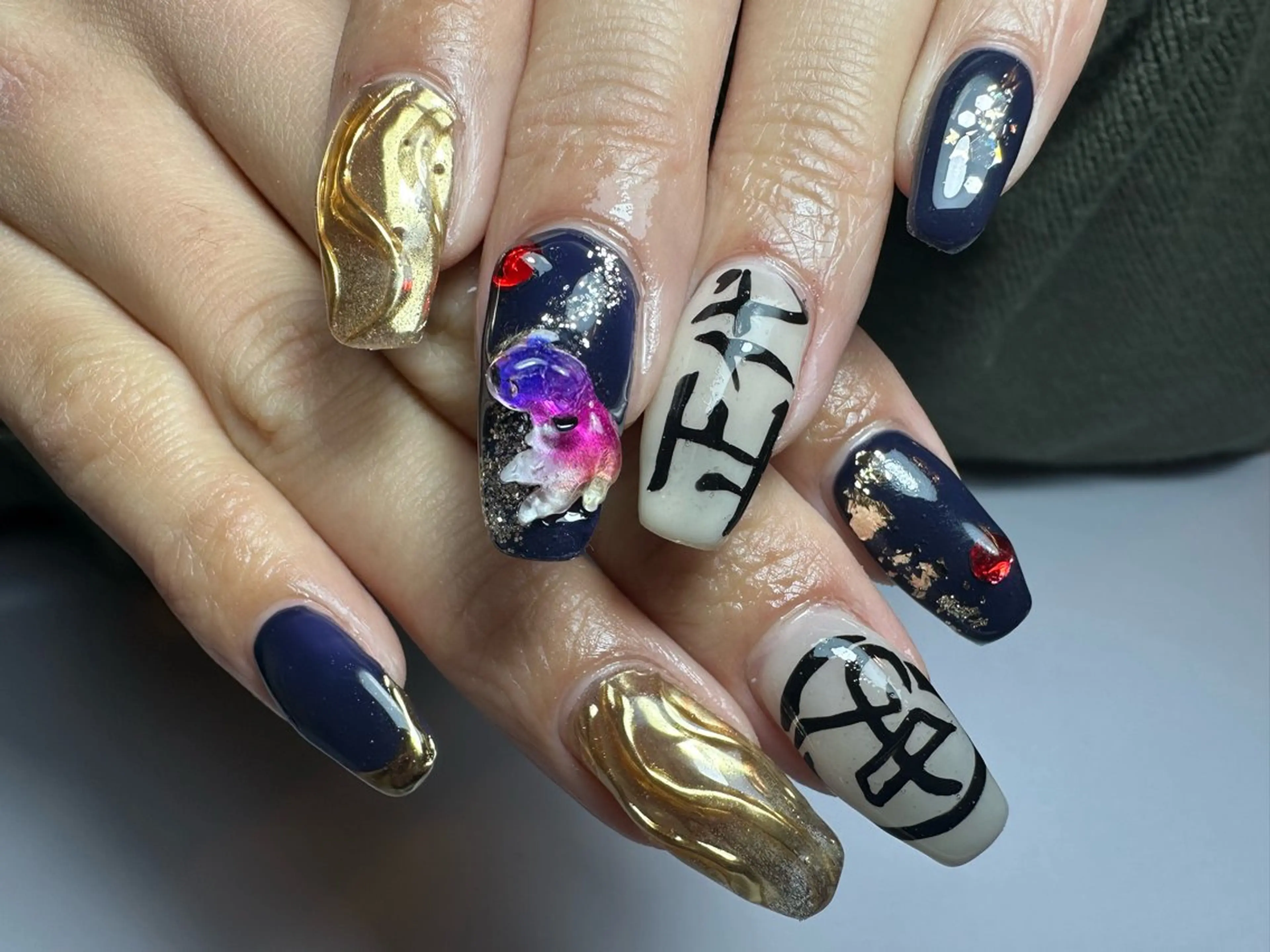 ミディアム shandy nailのネイルデザイン