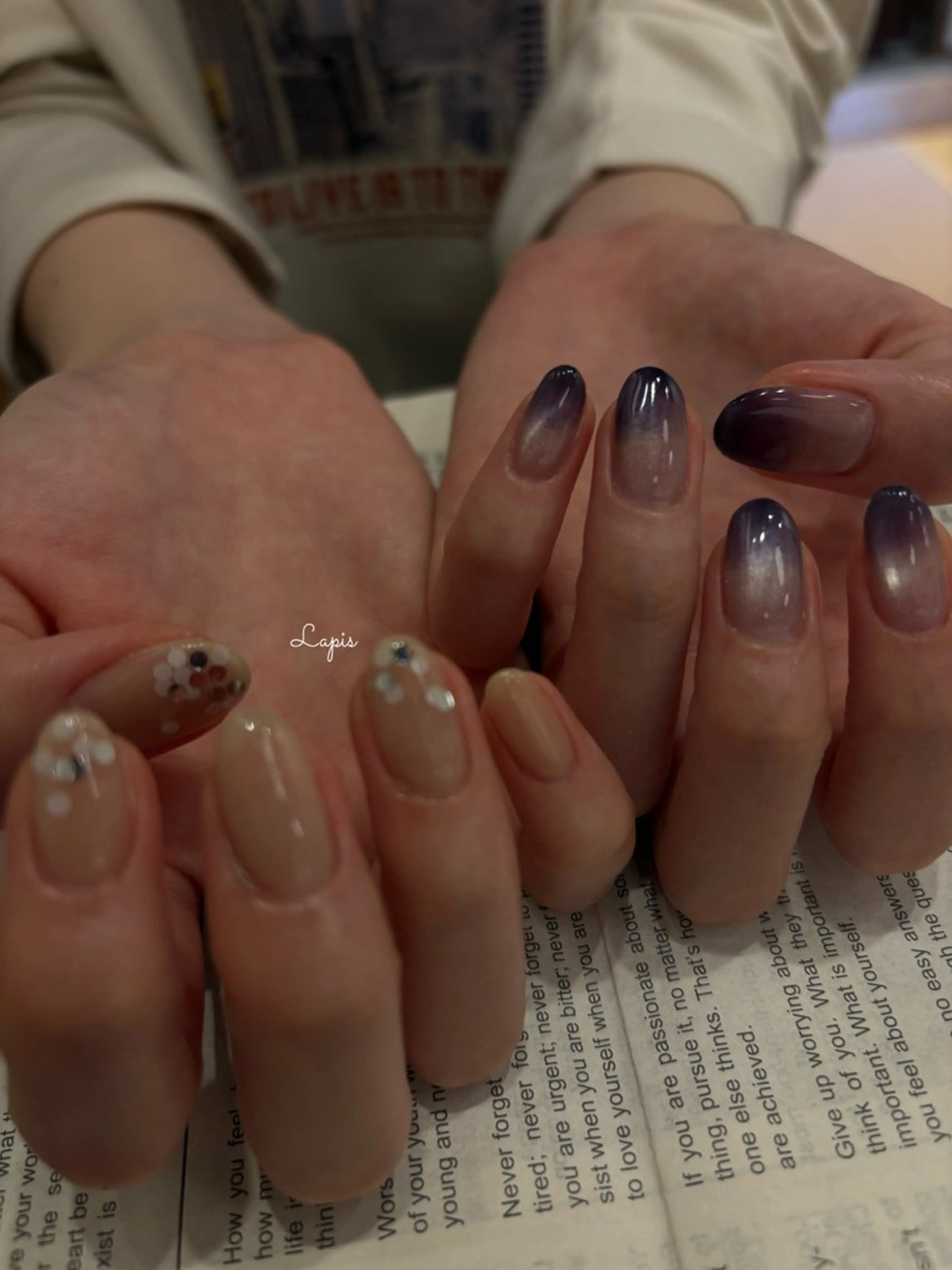 ネイル ハンドネイル Lapis *のネイルデザイン