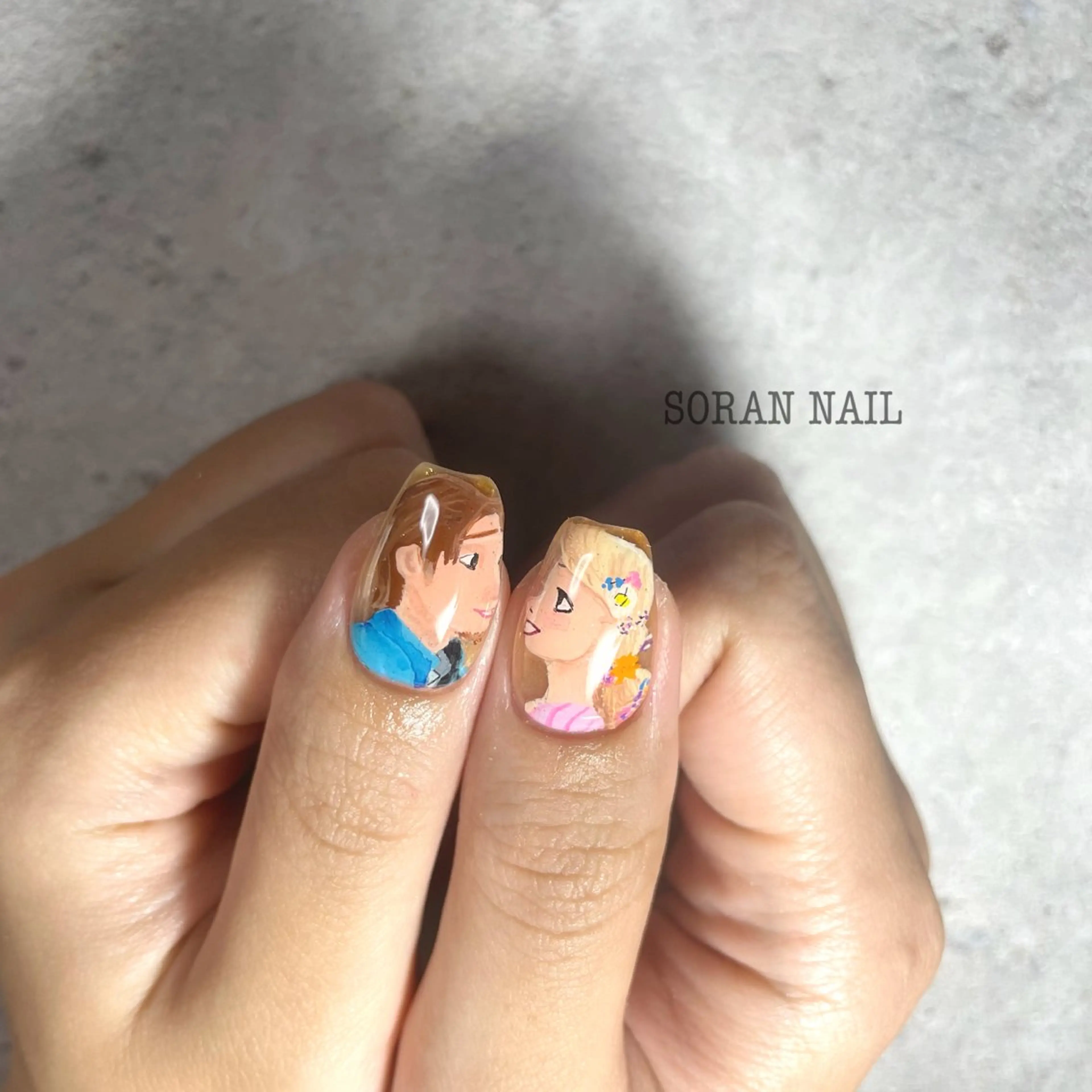 ハンドネイル フットネイル soran nailのネイルデザイン