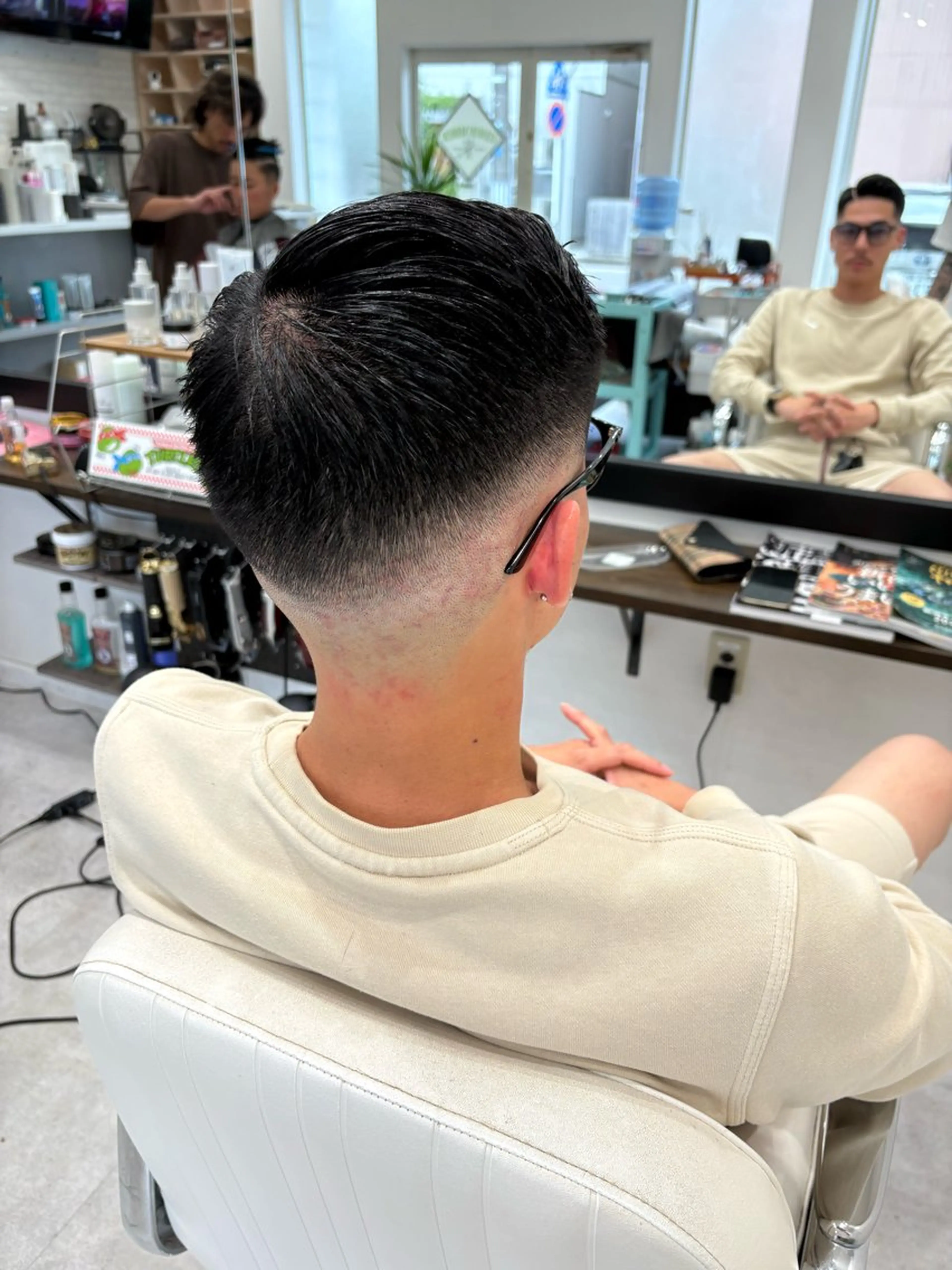 ショート メンズ カット パーマ CUCUMBER所属・本間 颯太のヘアスタイル