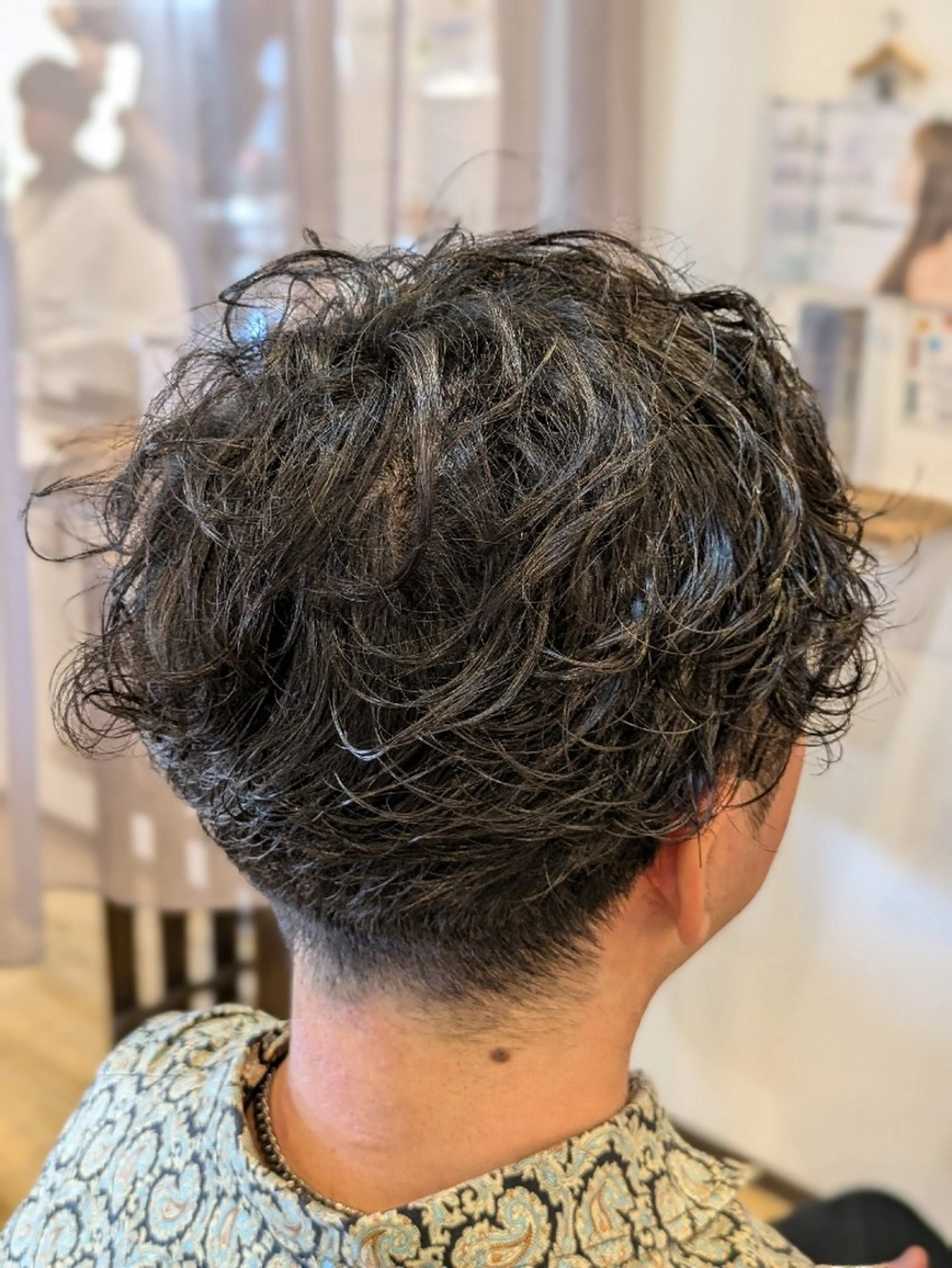 パーマ メンズ フルムーン村上 心のヘアスタイル