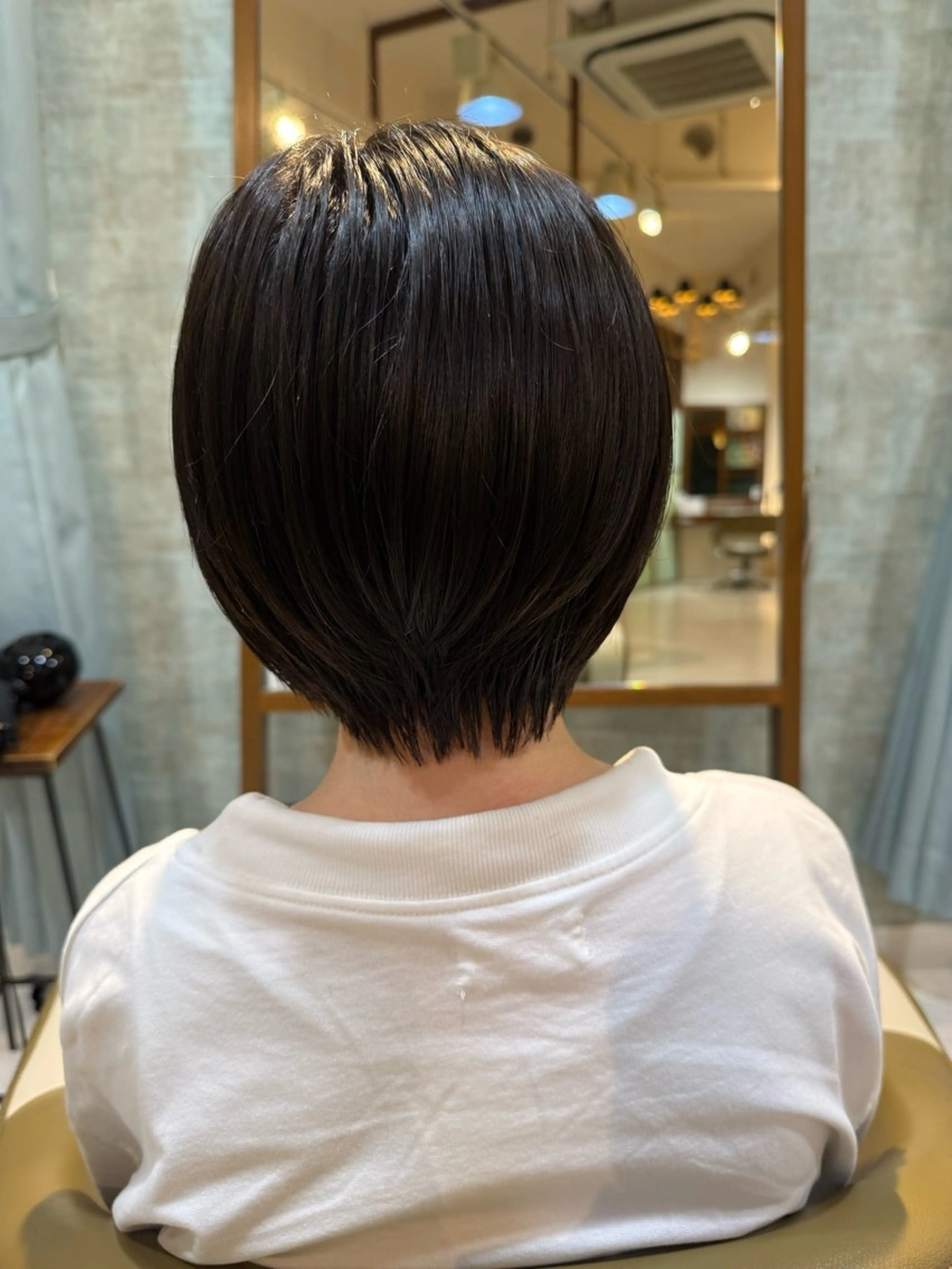 ショート ショートボブ ボブ ショートヘア 段 未佑のヘアスタイル