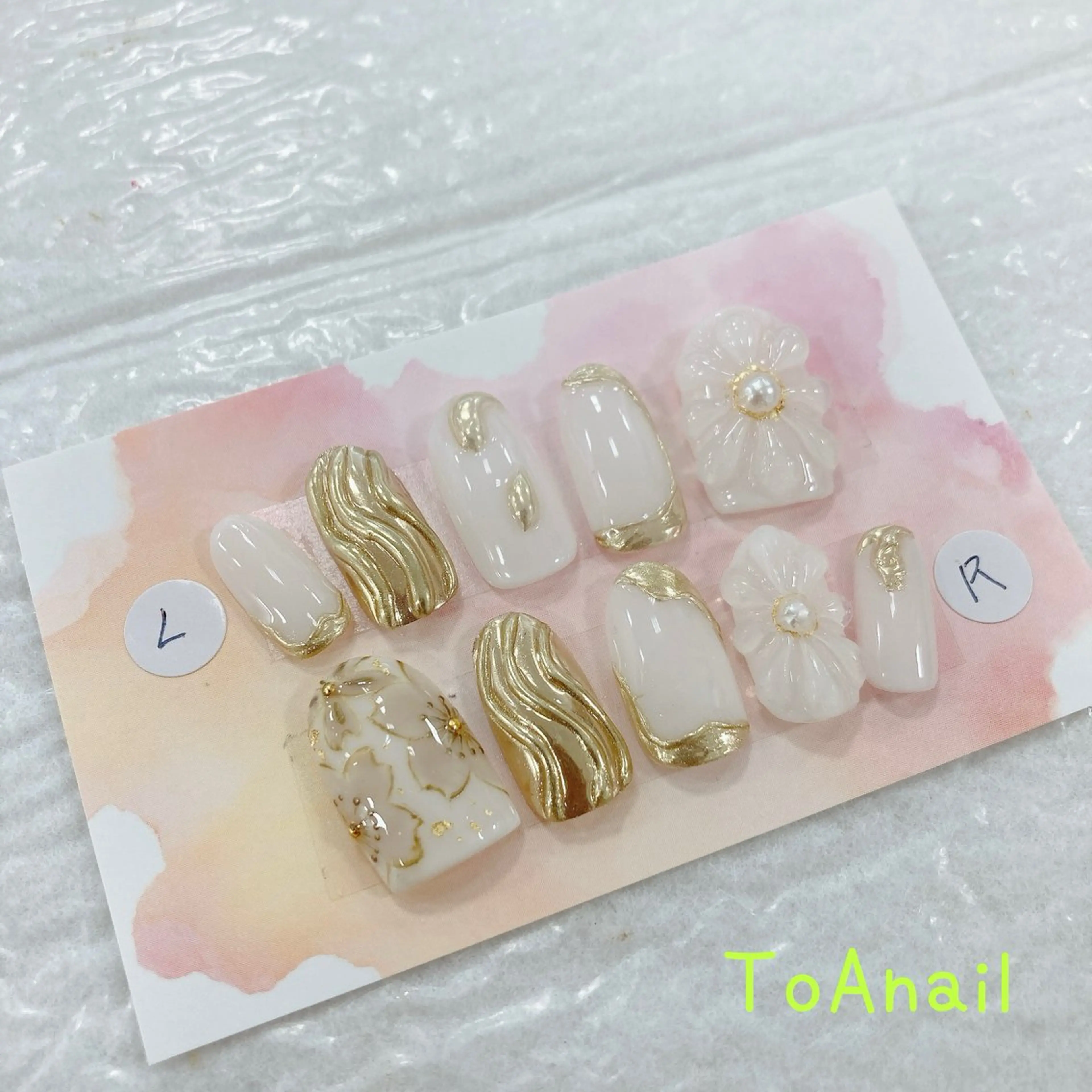 ネイル 成人式 ネイルチップ ToA nailのネイルデザイン
