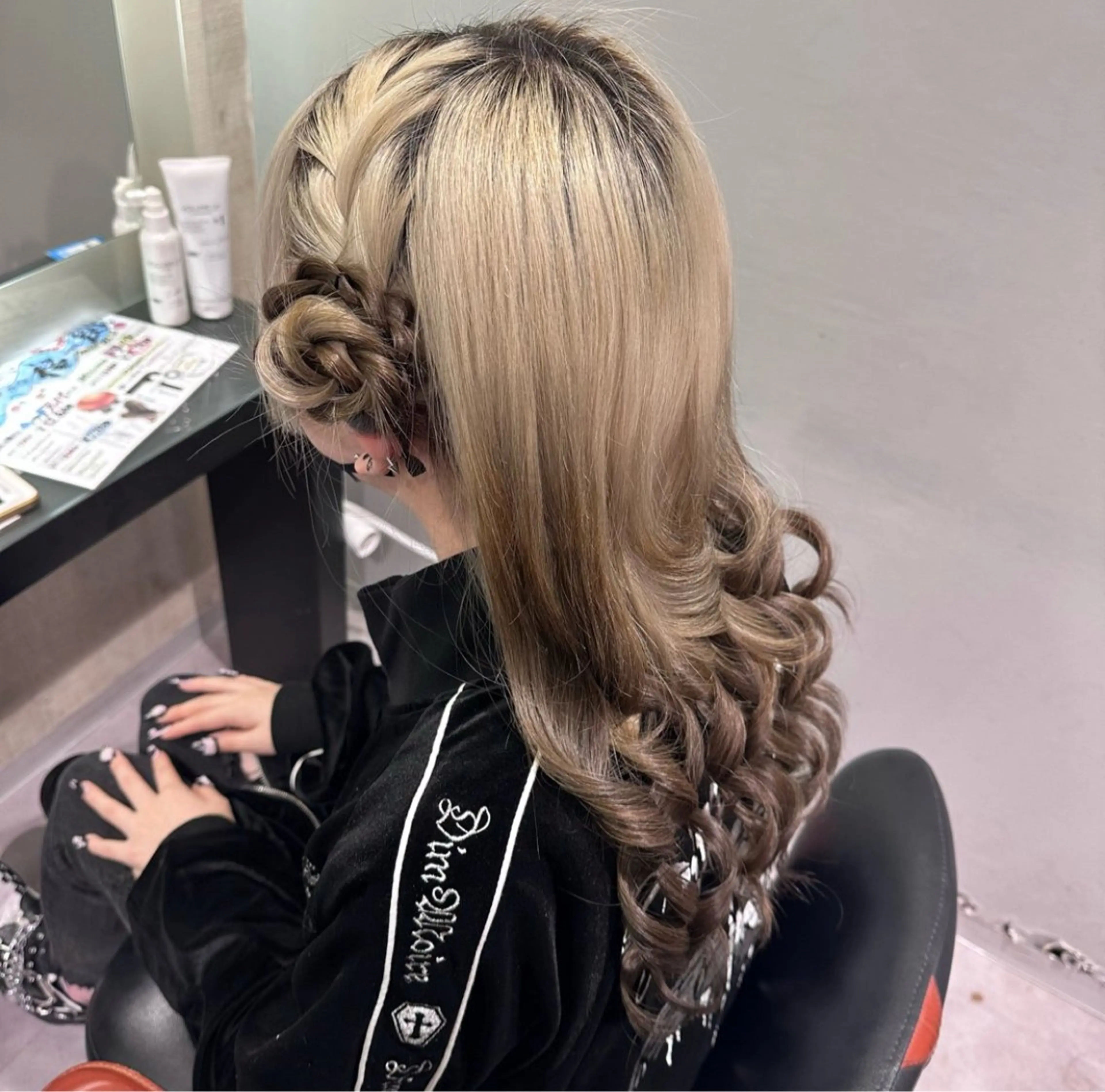 ロング ヘアアレンジ ヘアセット 🎀ヘアアレンジ 🎀ななみのヘアスタイル