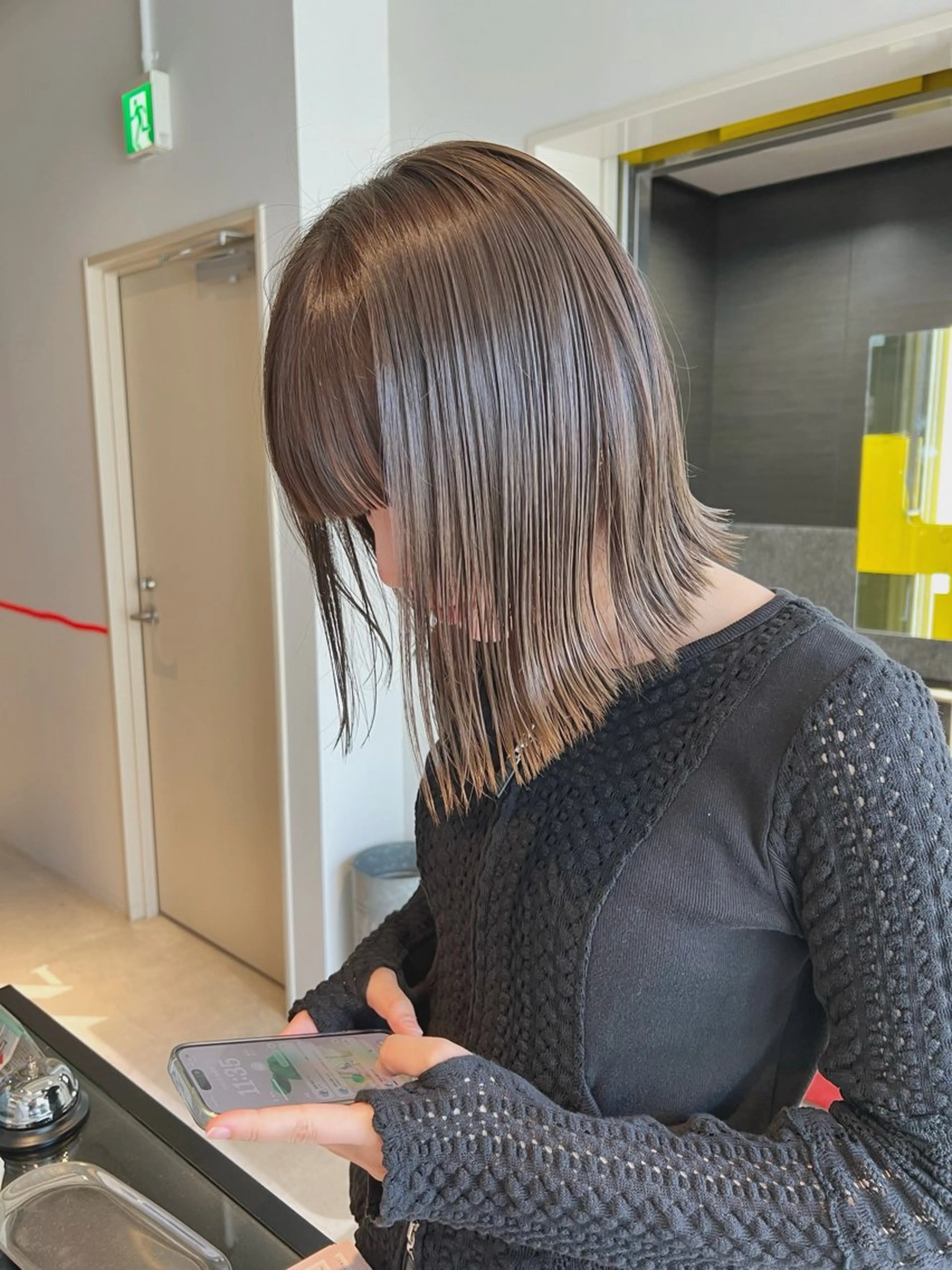 ミディアム カット 大澤 叶方のヘアスタイル