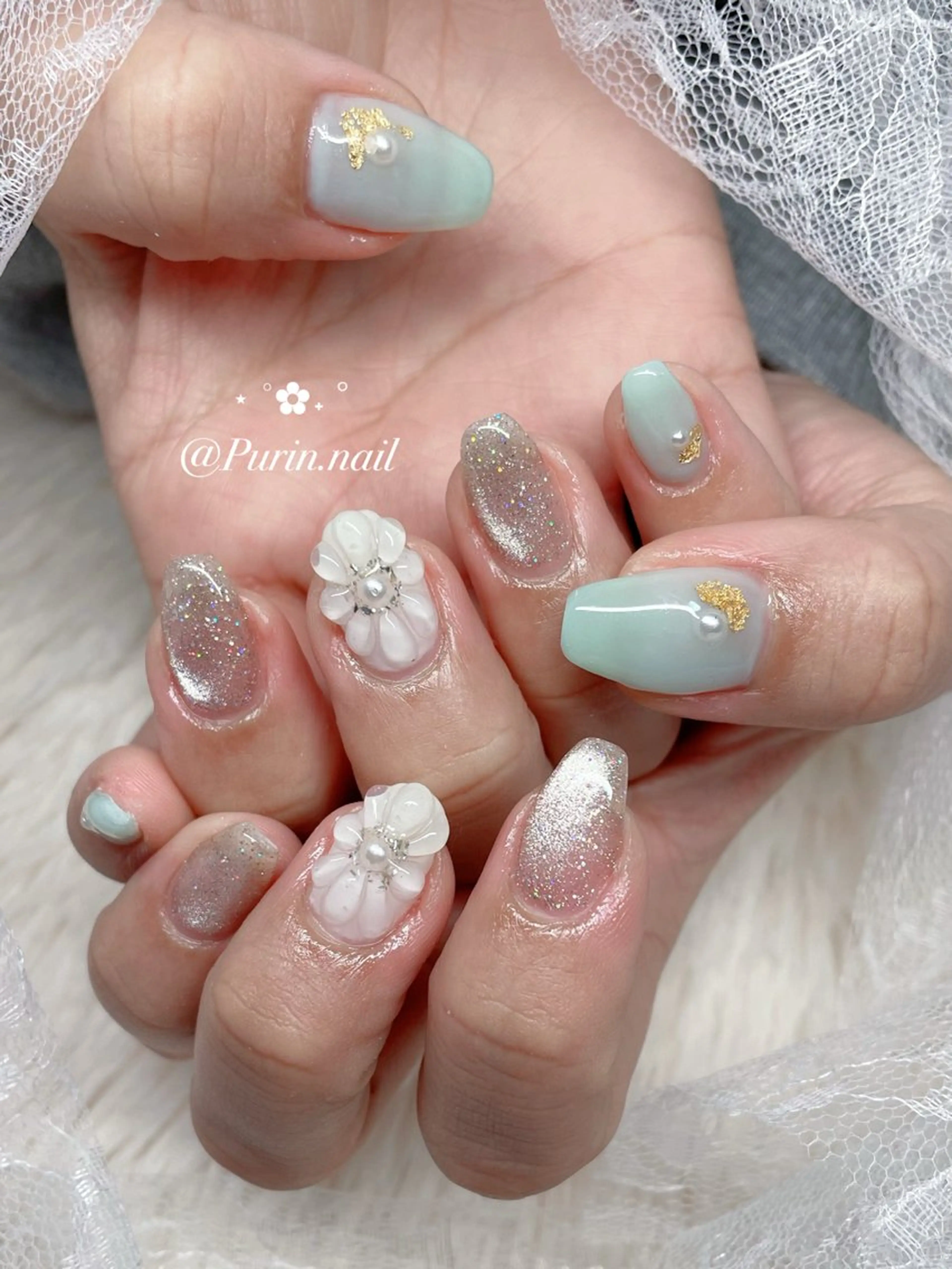 ネイル ハンドネイル Nails by Purin🍮のネイルデザイン