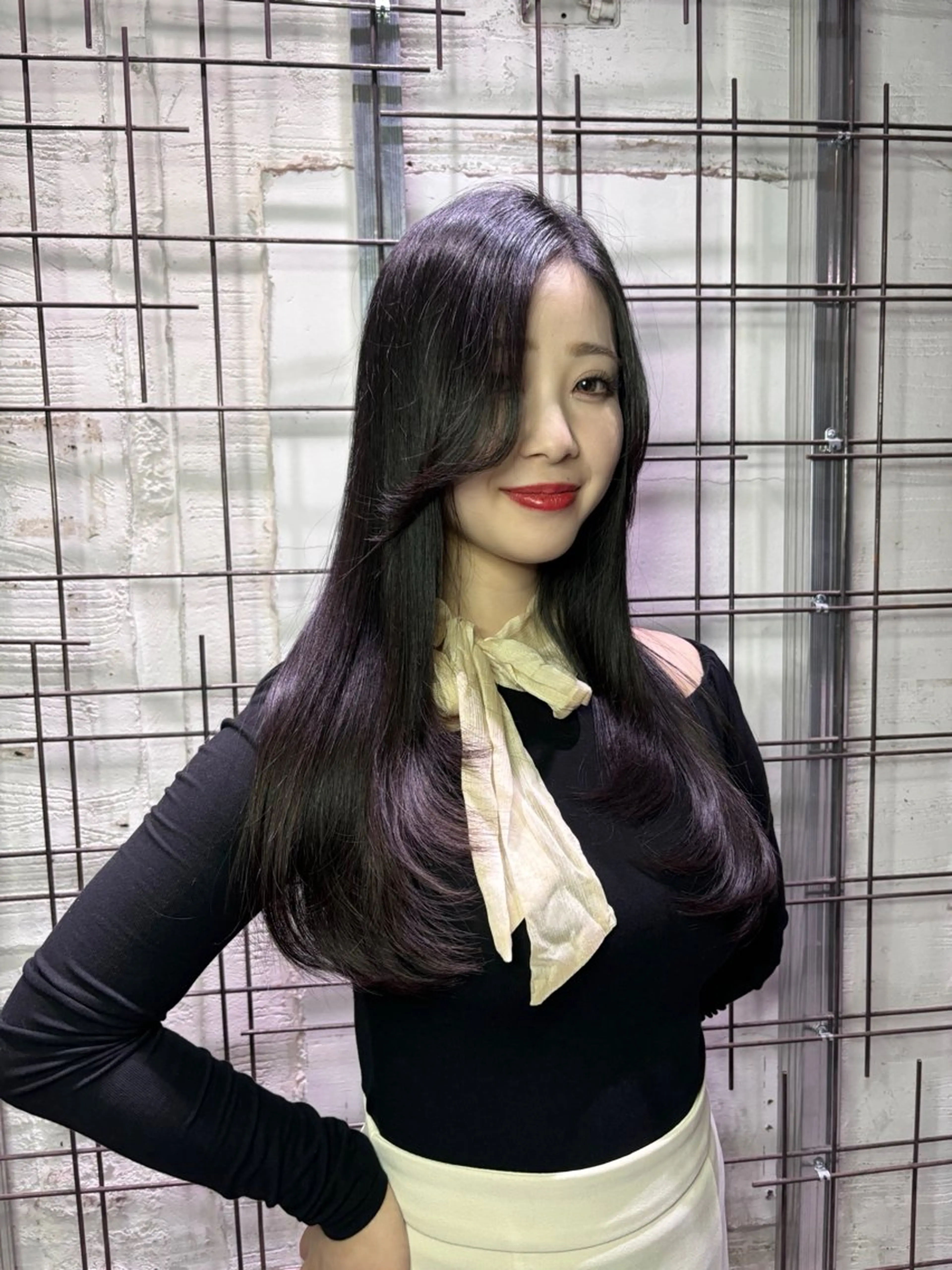 カラー AYANE 韓国ヘア /レイヤーカットのヘアスタイル