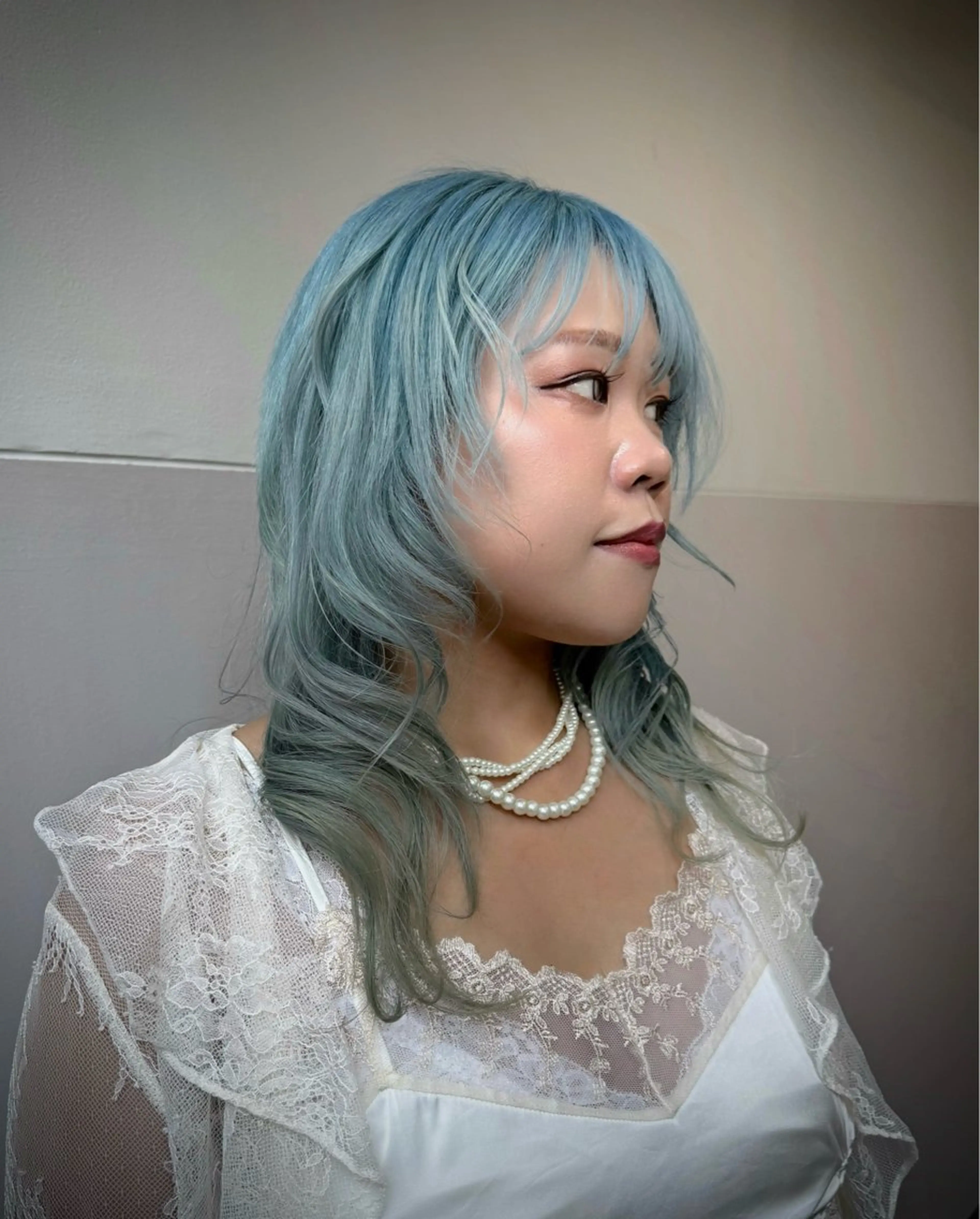 ミディアム INORI @de2poのヘアスタイル