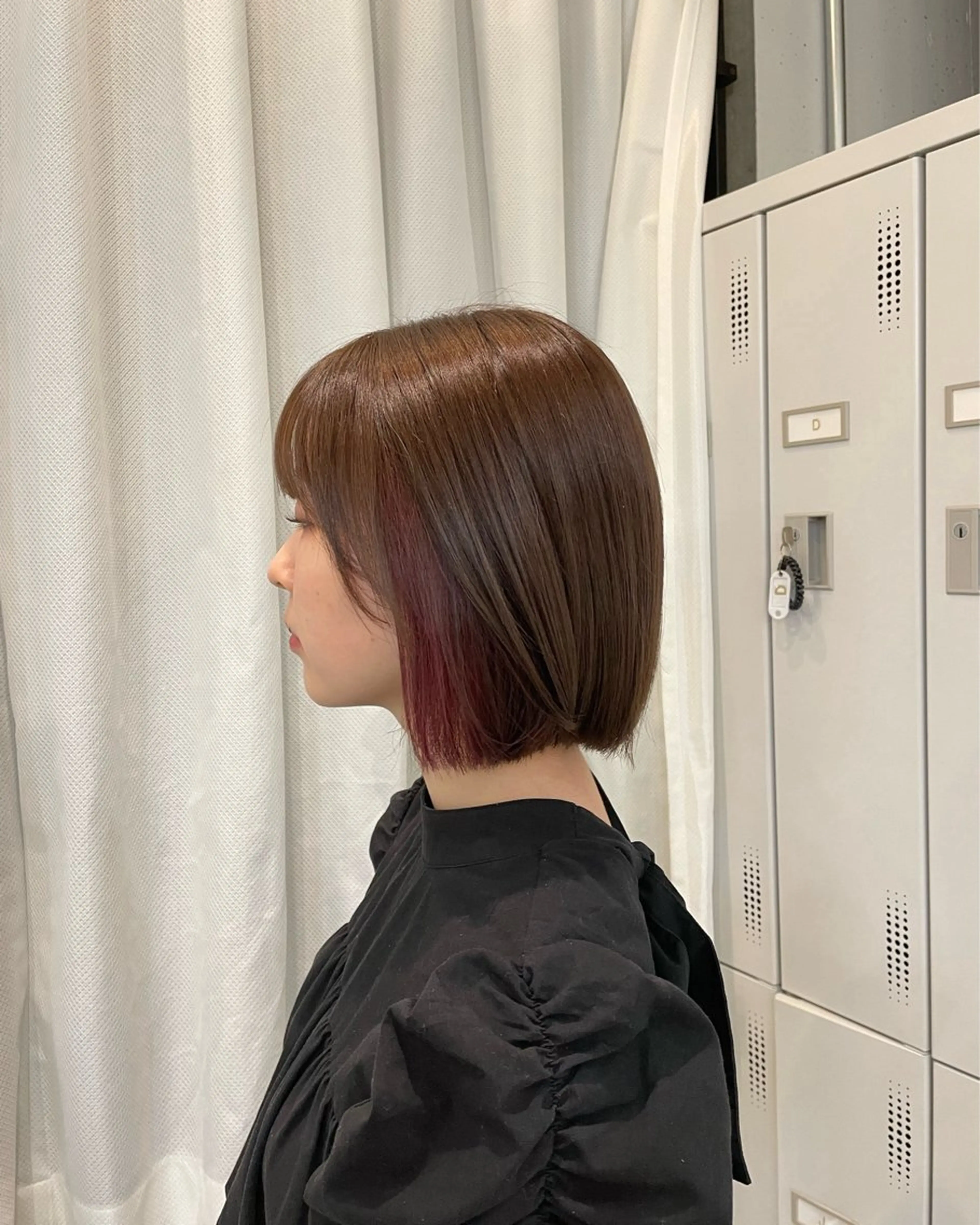 ミディアム ヘアカラー 透明感カラー🪡🤍 nanao🤍🪡のヘアスタイル