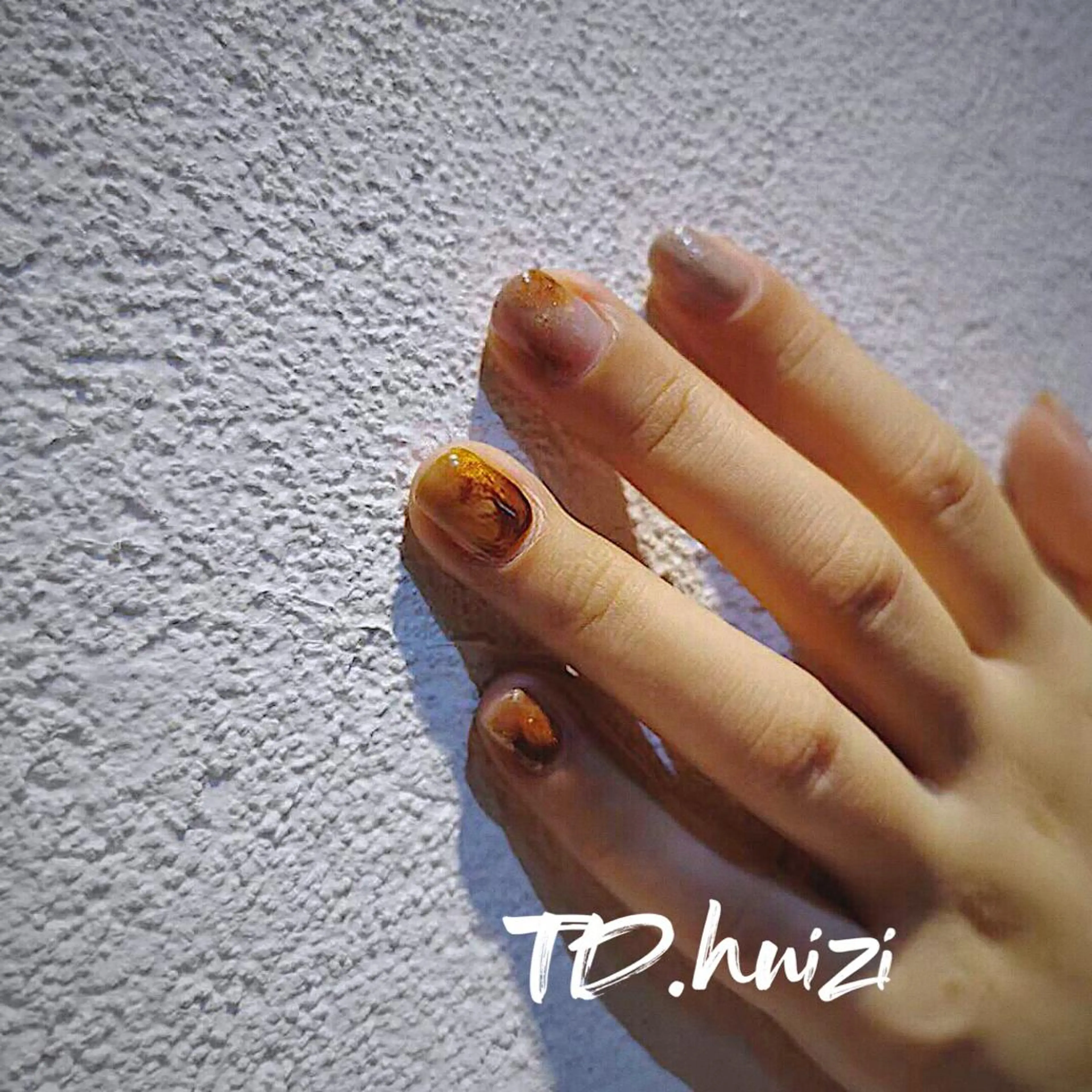 ショート めぐみのネイルサロン スタッフ練習のネイルデザイン