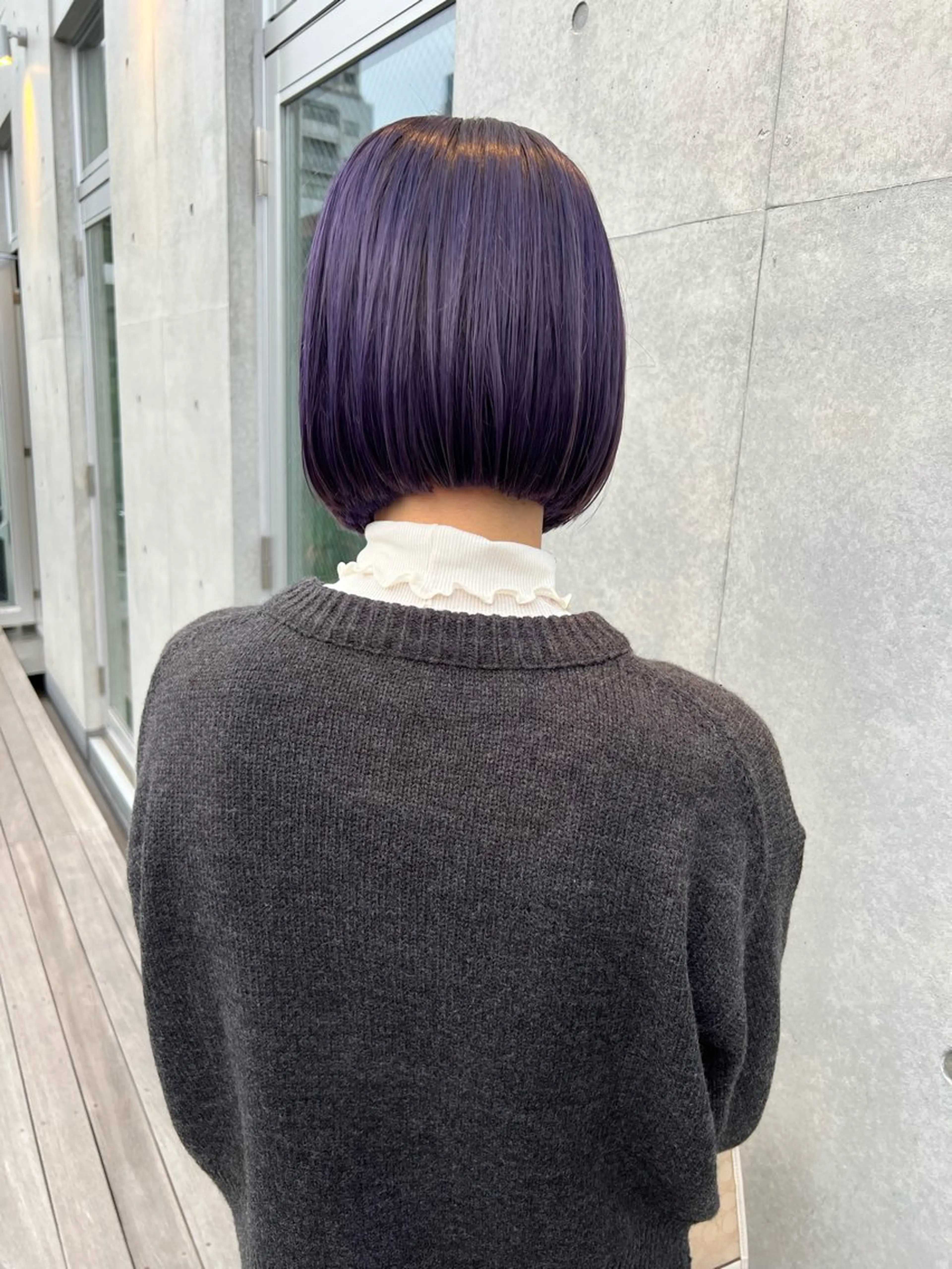 ショート カラー ヘアアレンジ viewstokyo所属・mana 暖色カラーカットのヘアスタイル