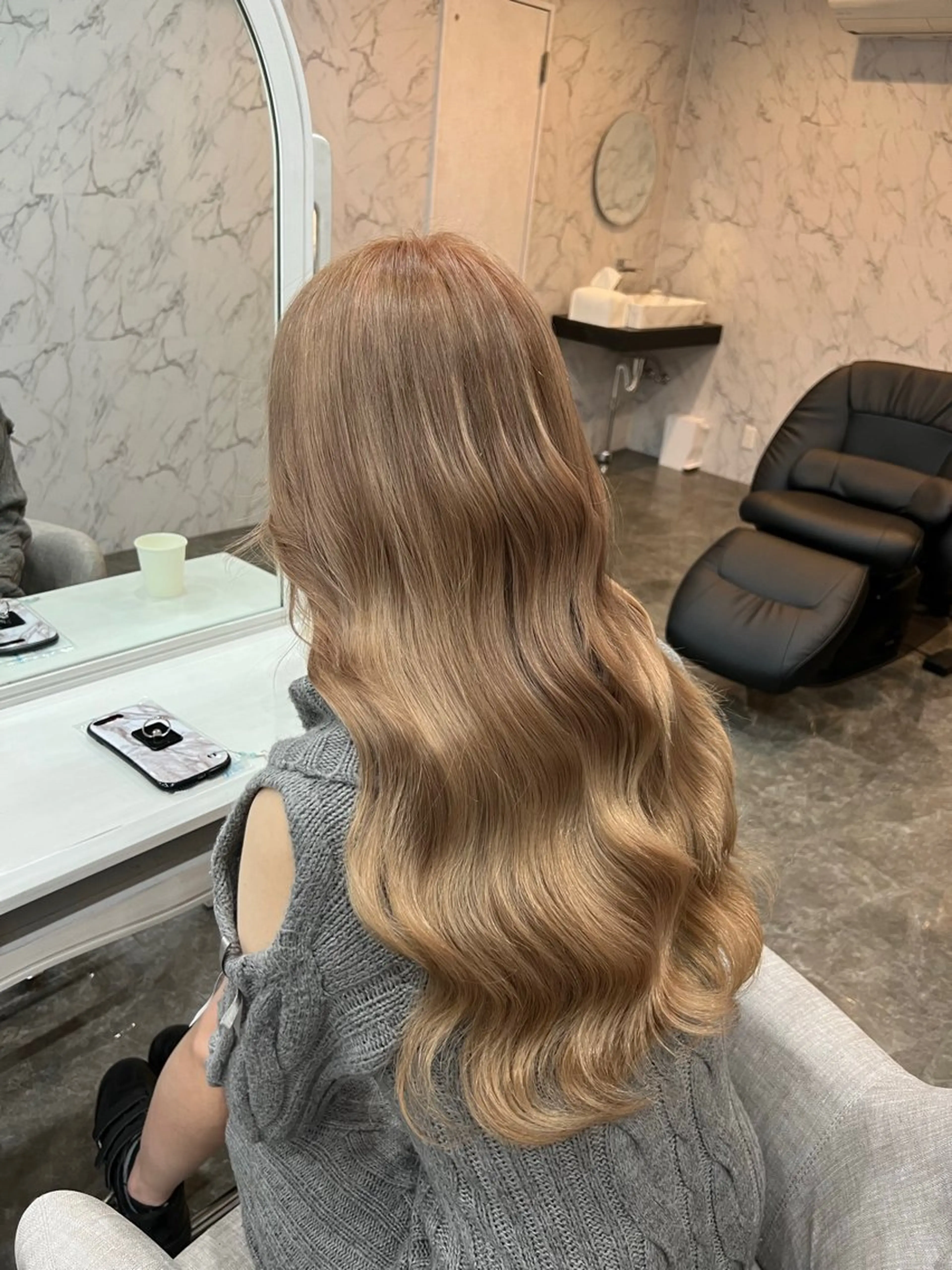 ロング ヘアカラー 秋葉原　柏木絢汰 ✨当日予約okのヘアスタイル